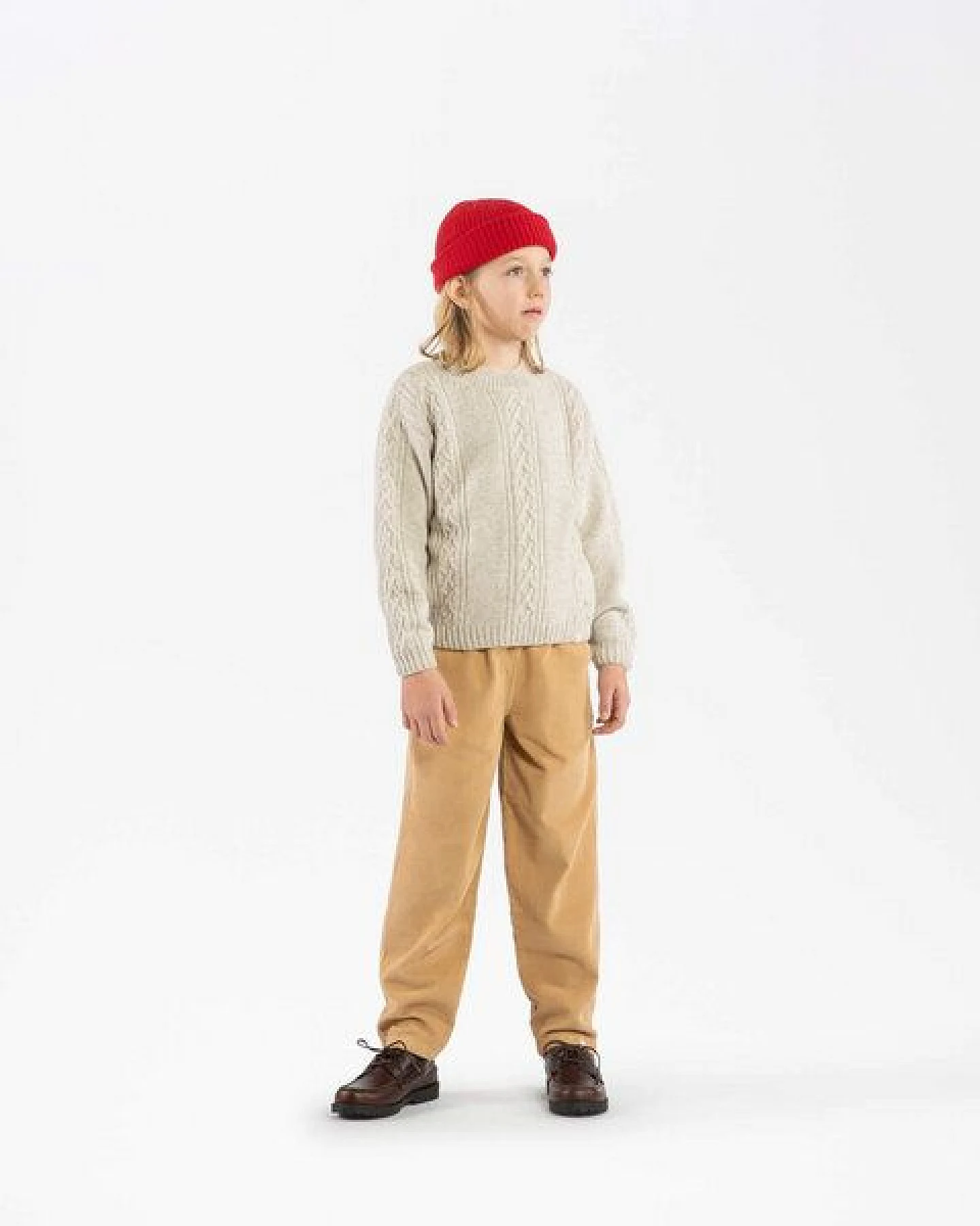 Matona Strickpullover für Kinder aus Bio-Baumwolle und Wolle / Easy Sweater – Ansicht 3