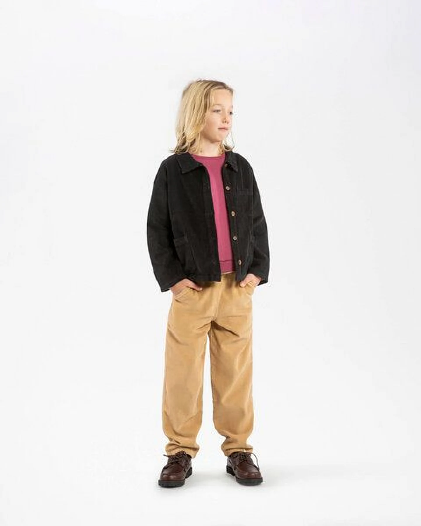 Matona Kordjacke für Kinder aus Baumwolle / Boxy Corduroy Jacket – Ansicht 3
