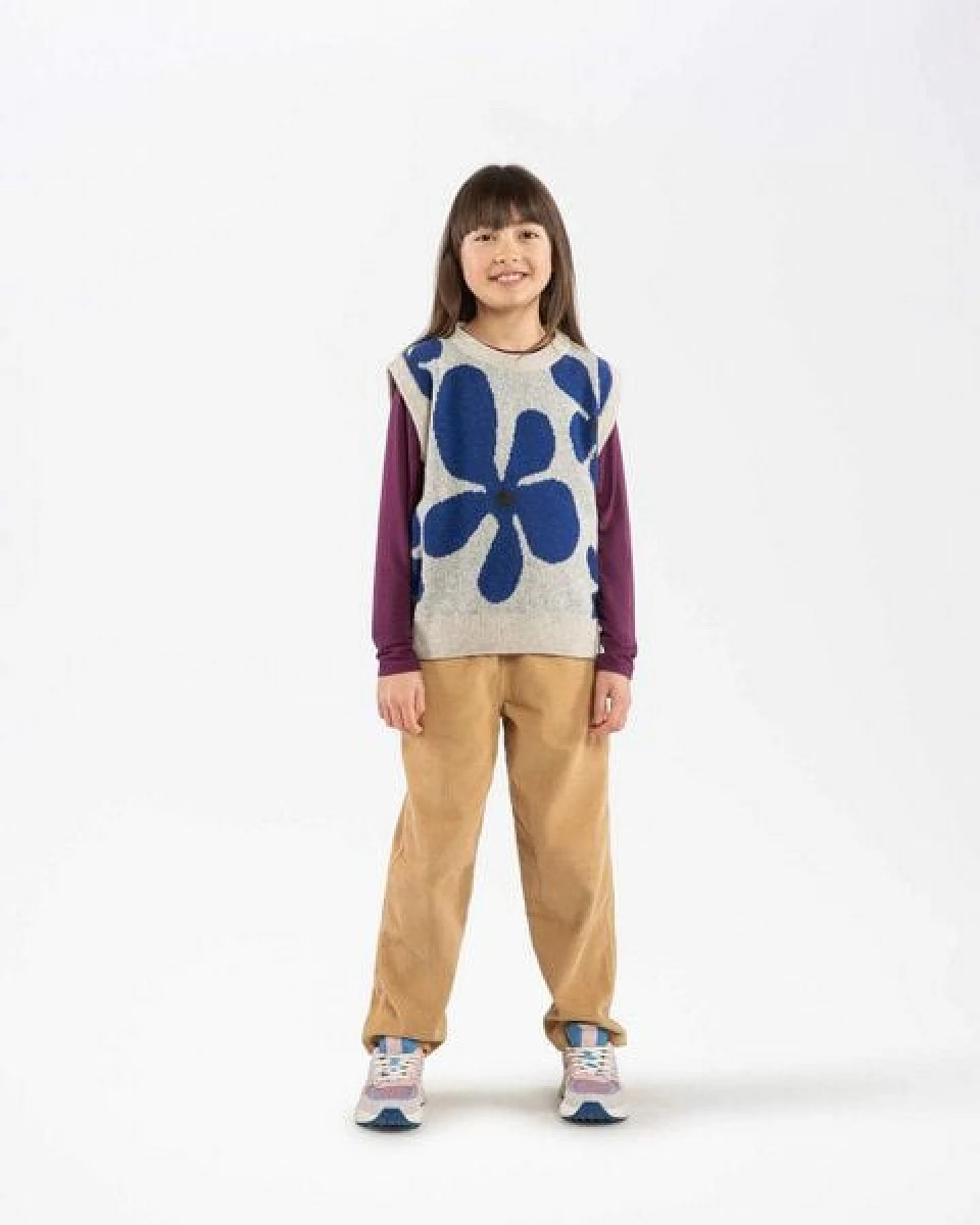 Matona Gestrickter Pullunder für Kinder aus Bio-Baumwolle und Wolle / Hug Vest – Ansicht 3