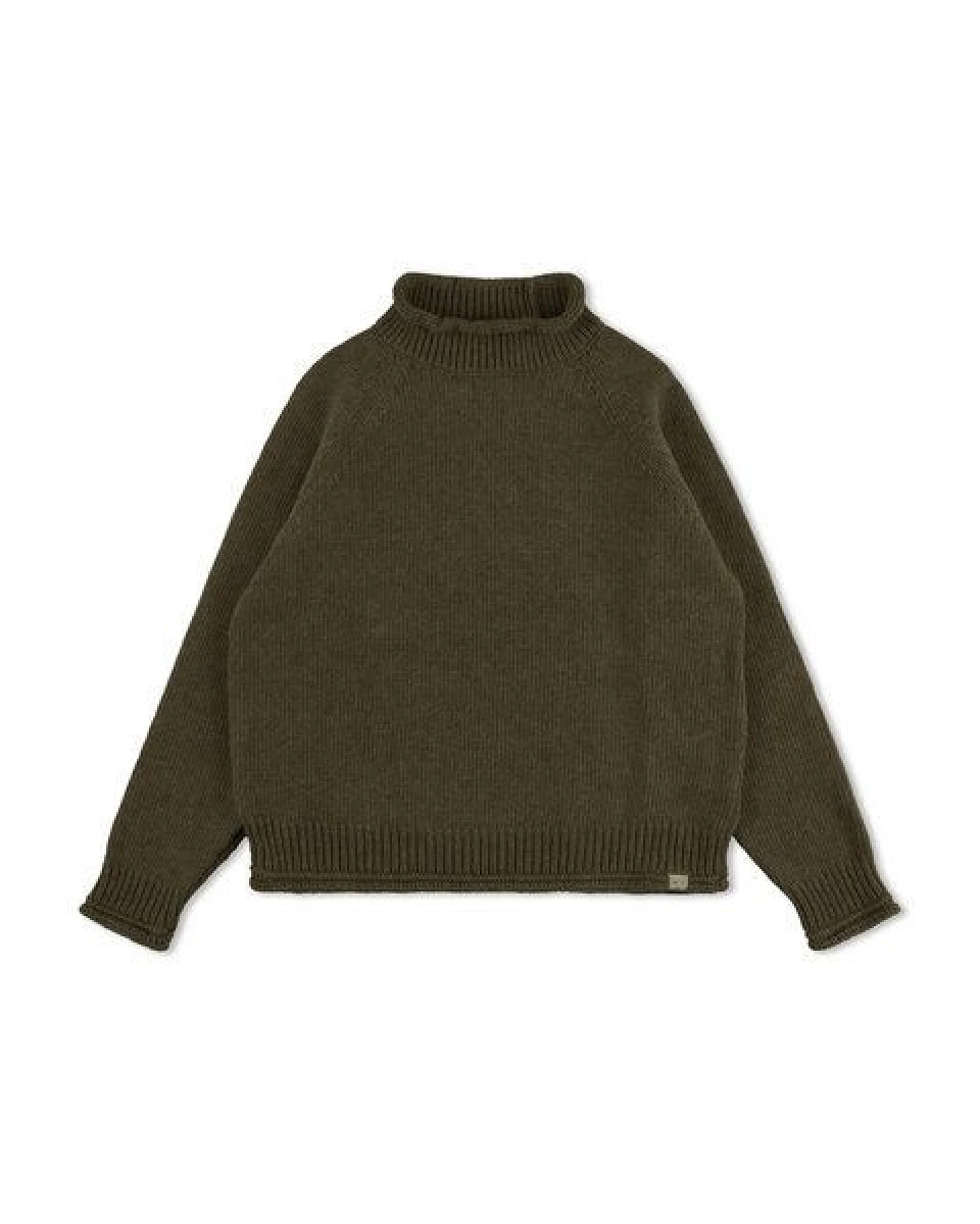 Matona Strickpullover mit kleinem Kragen für Kinder / Raglan High Neck Sweater – Ansicht 4