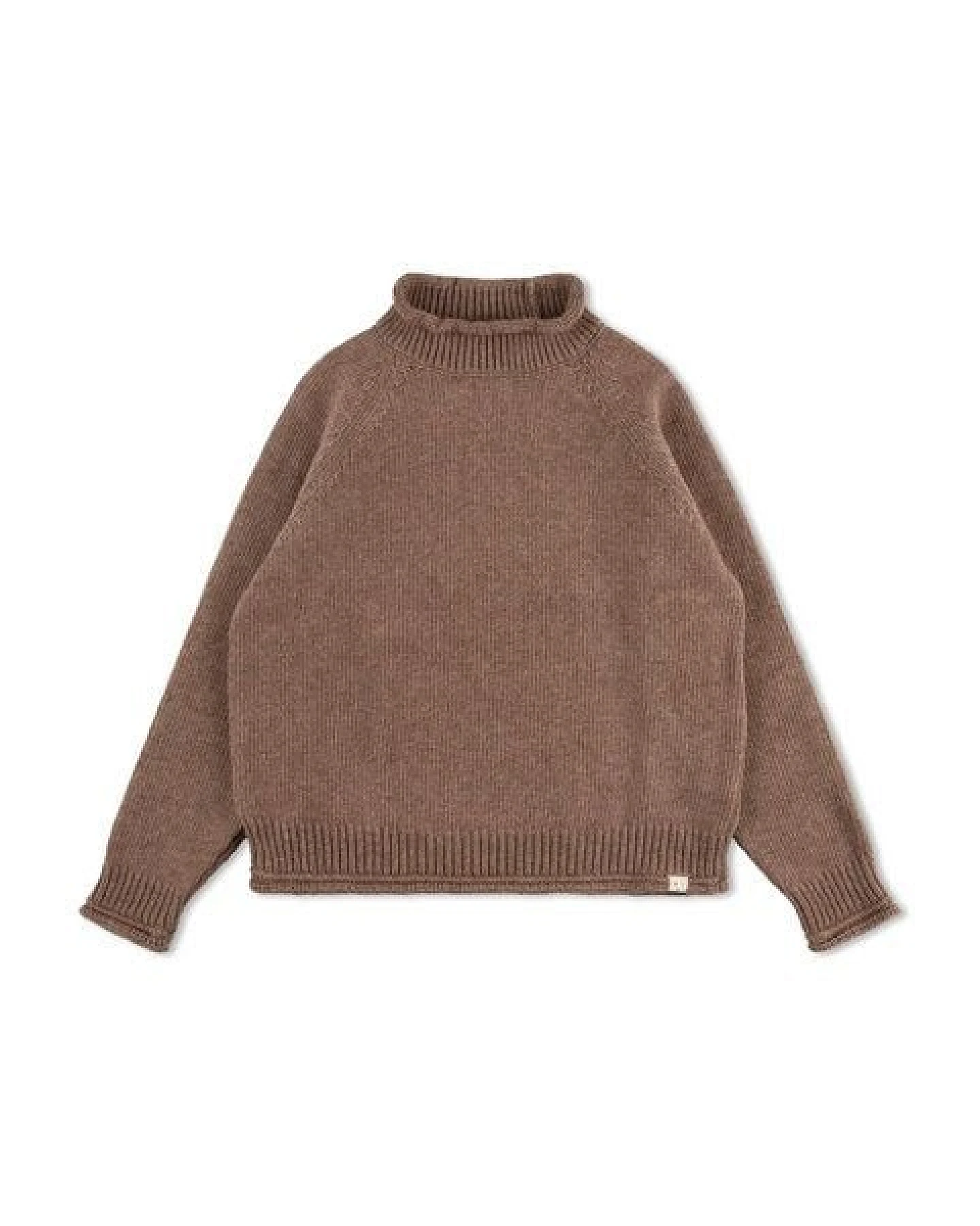 Matona Strickpullover mit kleinem Kragen für Kinder / Raglan High Neck Sweater – Ansicht 4
