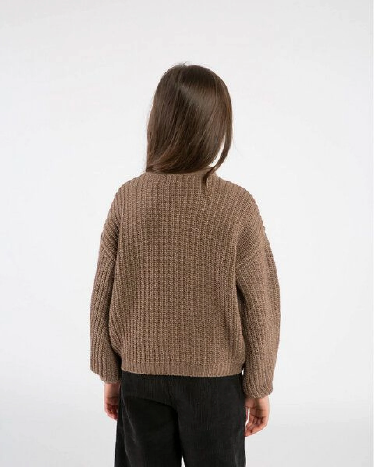 Matona Strickcardigan für Kinder aus Bio-Baumwolle und Wolle / V-Neck Cardigan – Ansicht 2
