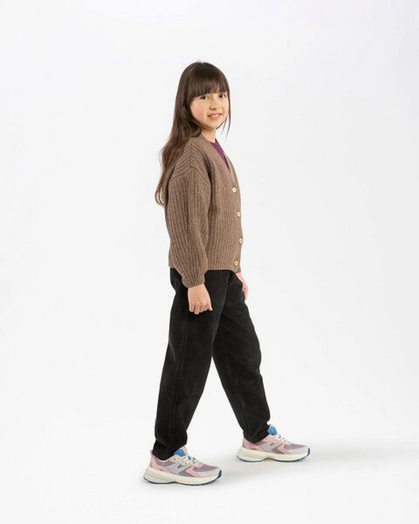 Matona Strickcardigan für Kinder aus Bio-Baumwolle und Wolle / V-Neck Cardigan – Ansicht 3