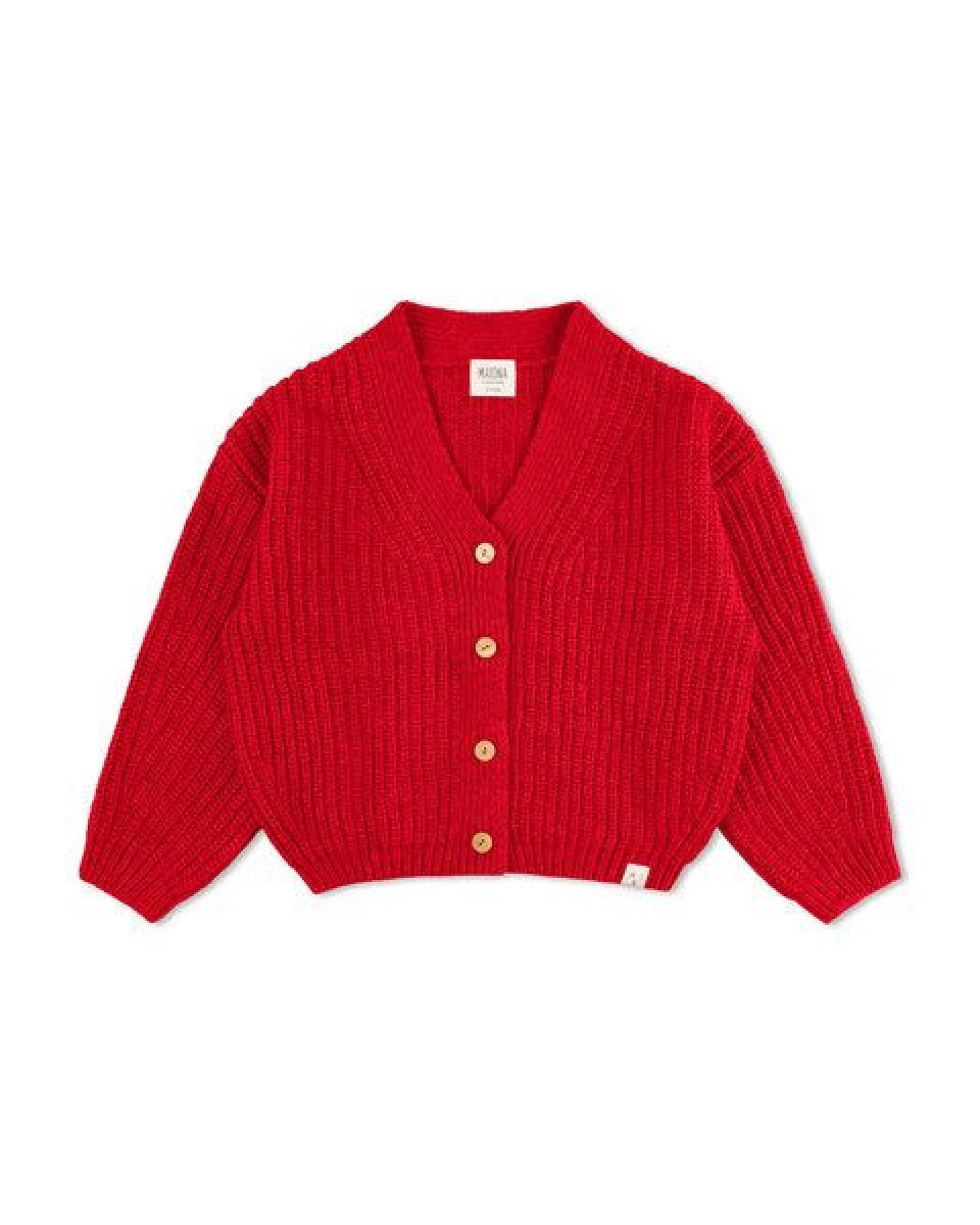Matona Strickcardigan für Kinder aus Bio-Baumwolle und Wolle / V-Neck Cardigan – Ansicht 4