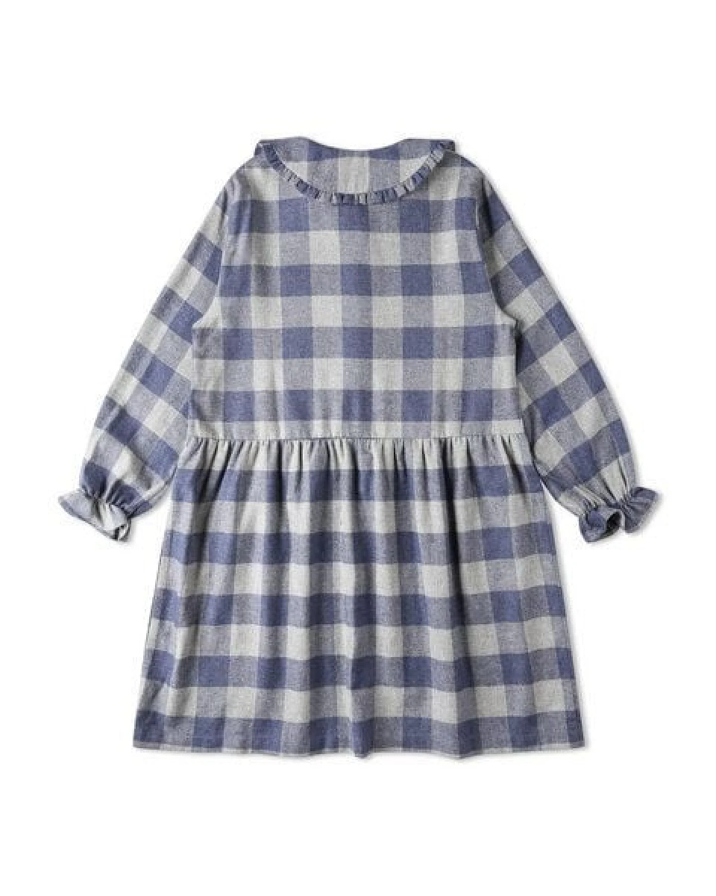 Matona Weiches Flannelkleid für Kinder aus Tencel und Bio-Baumwolle / Flannel Collar Dress – Ansicht 4
