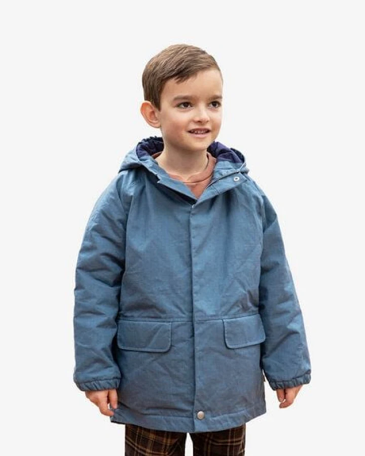 Matona Winterjacke für Kinder aus gewachster Bio-Baumwolle / Padded Jacket