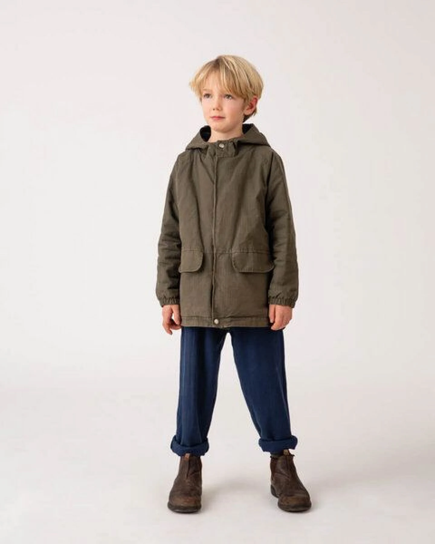 Matona Winterjacke für Kinder aus gewachster Bio-Baumwolle / Padded Jacket – Ansicht 2