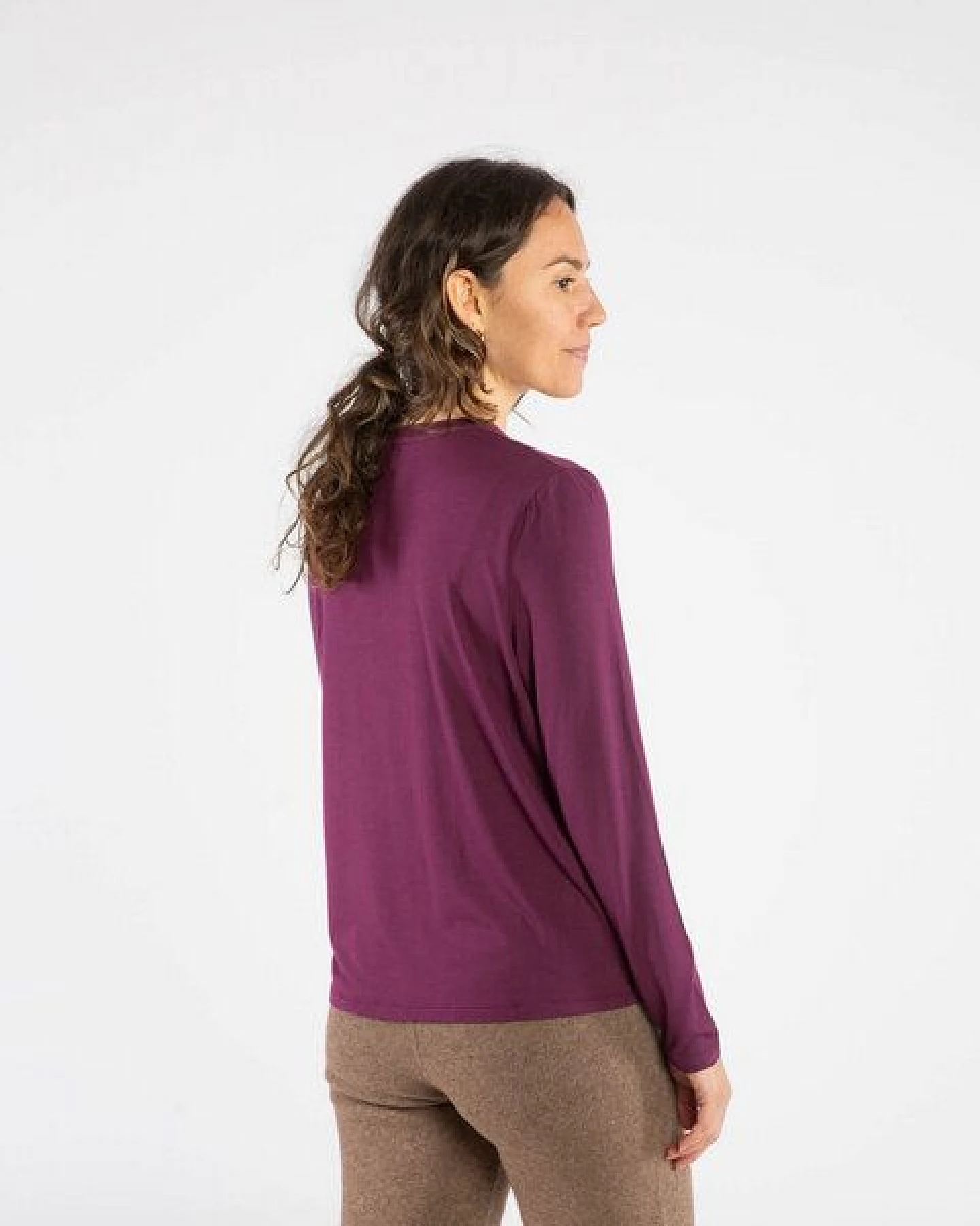 Matona Langarmshirt für Frauen aus Modal / Soft Longsleeve – Ansicht 2