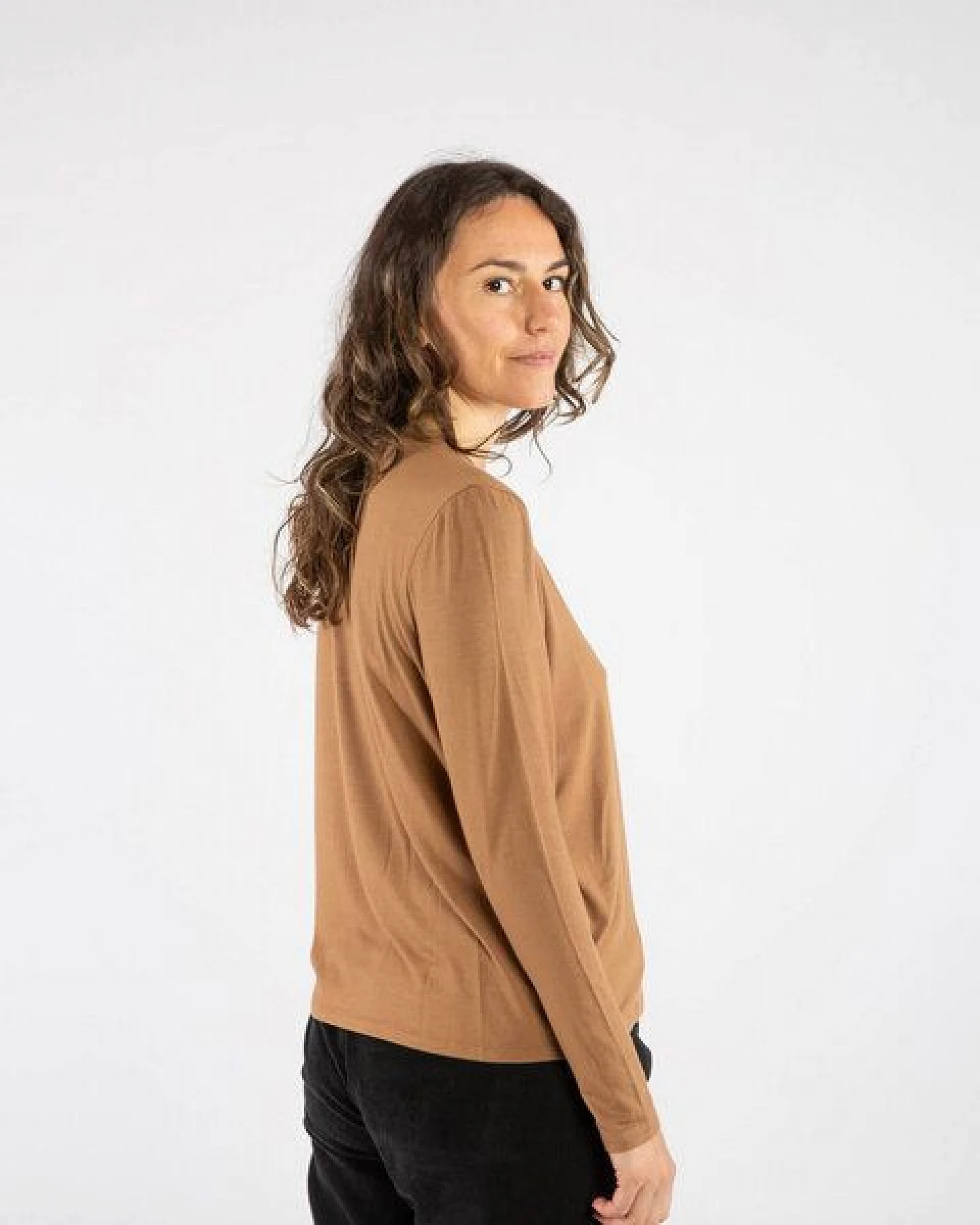 Matona Langarmshirt für Frauen aus Modal / Soft Longsleeve – Ansicht 2