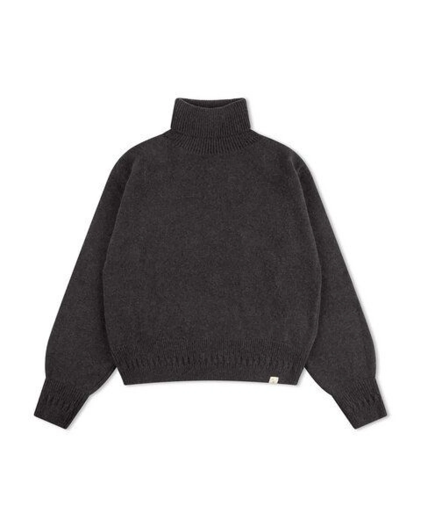 Matona Rollkragenpullover für Frauen mit Bio-Baumwolle und Lammwolle / Turtleneck Pullover – Ansicht 4