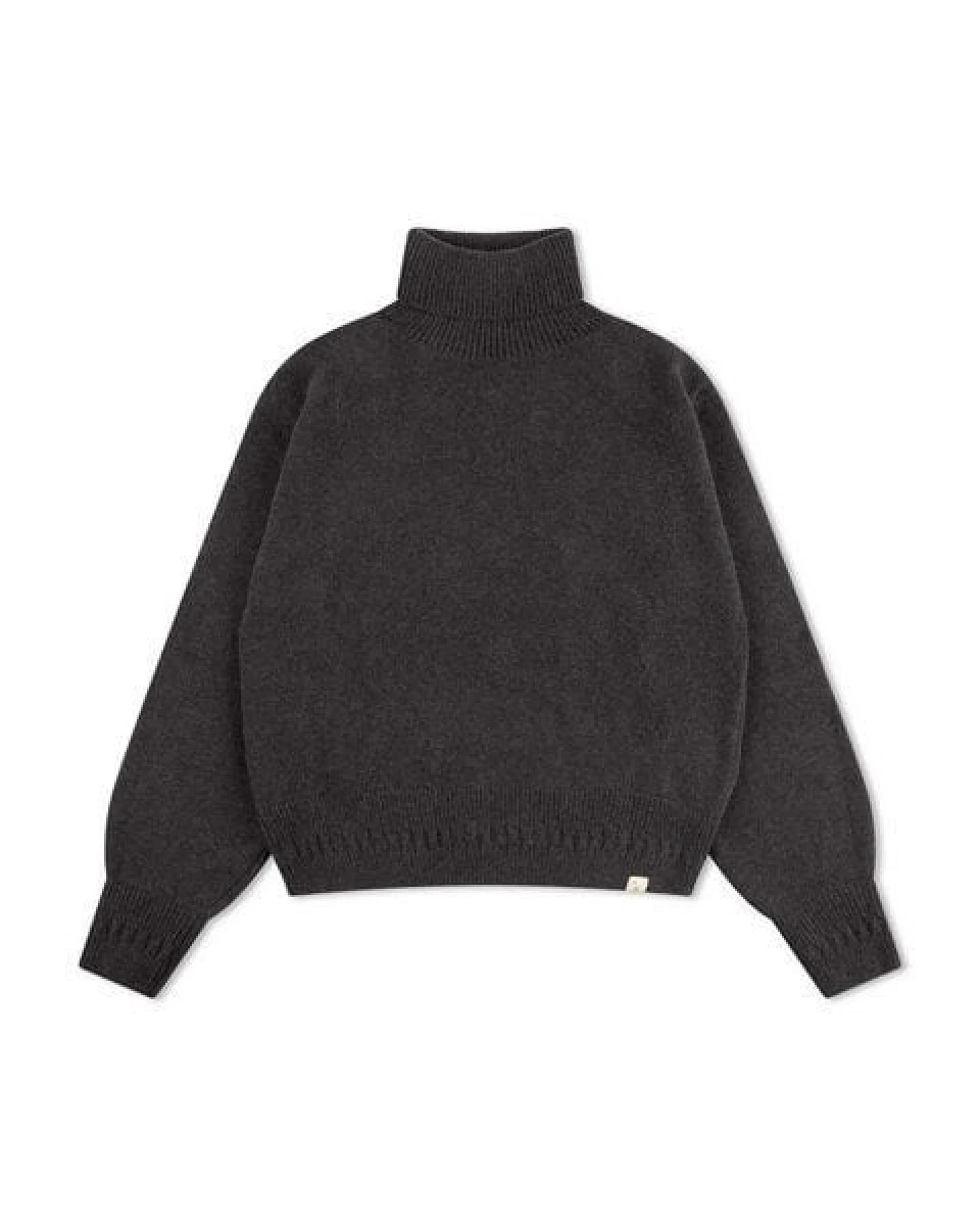 Matona Rollkragenpullover für Frauen mit Bio-Baumwolle und Lammwolle / Turtleneck Pullover – Ansicht 4
