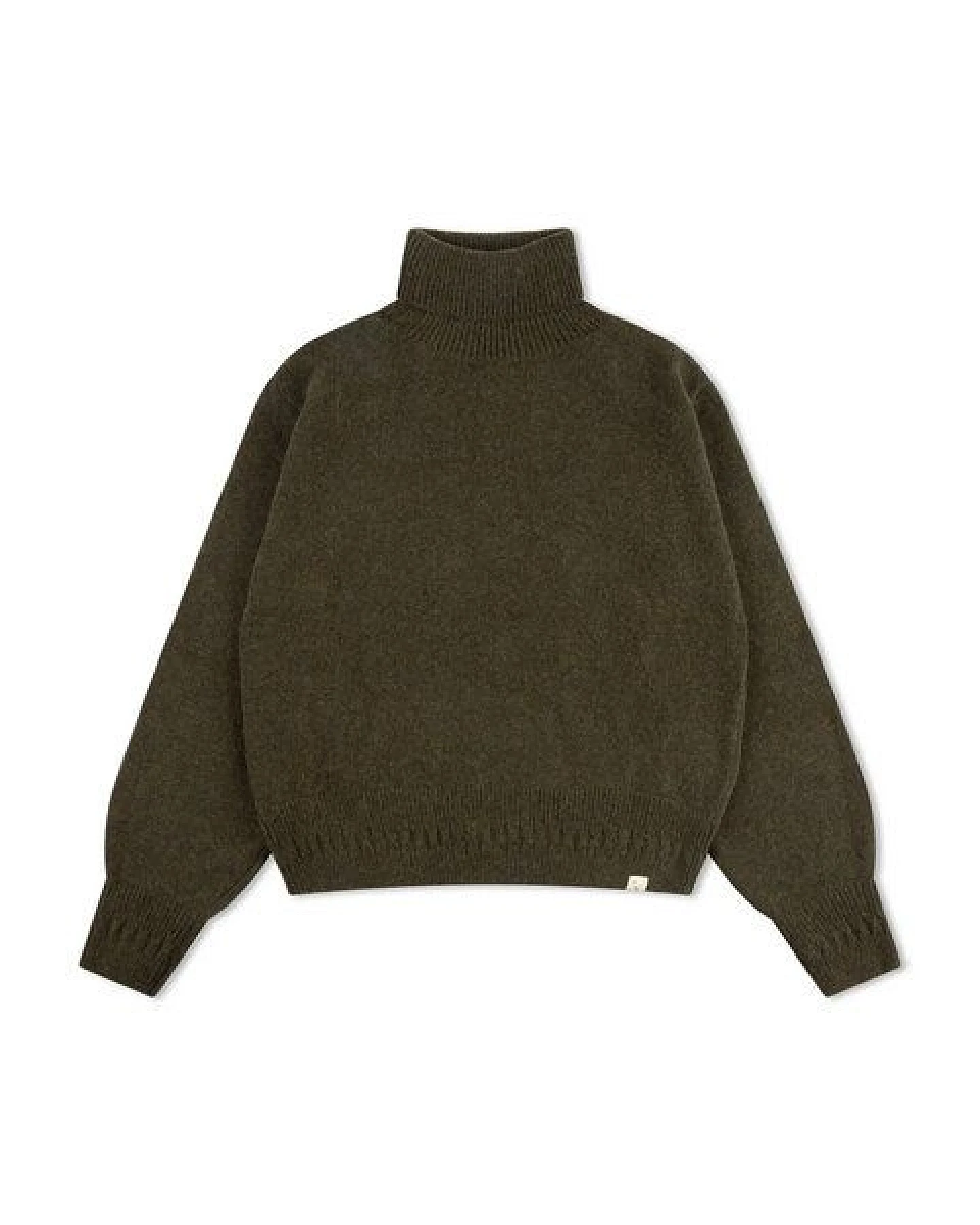 Matona Rollkragenpullover für Frauen mit Bio-Baumwolle und Lammwolle / Turtleneck Pullover – Ansicht 4