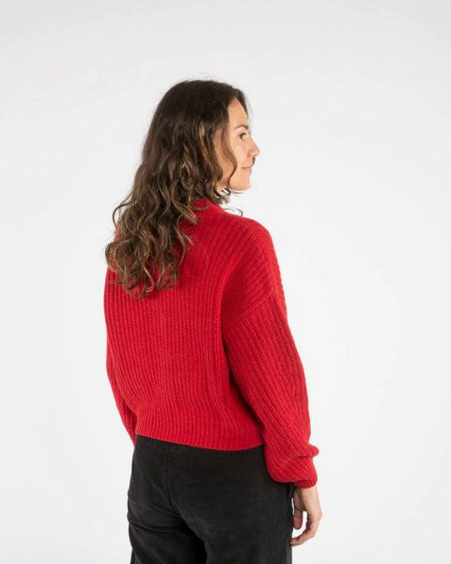 Matona Strickcardigan für Frauen aus Baumwolle und Lammwolle / Organic Knit Cardigan – Ansicht 2