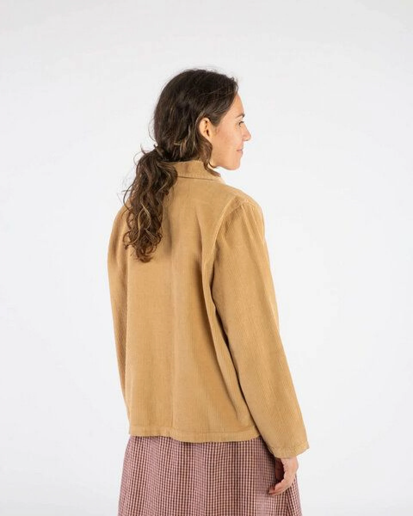 Matona Kordjacke für Frauen aus Bio-Baumwolle / Corduroy Classic Jacket – Ansicht 2