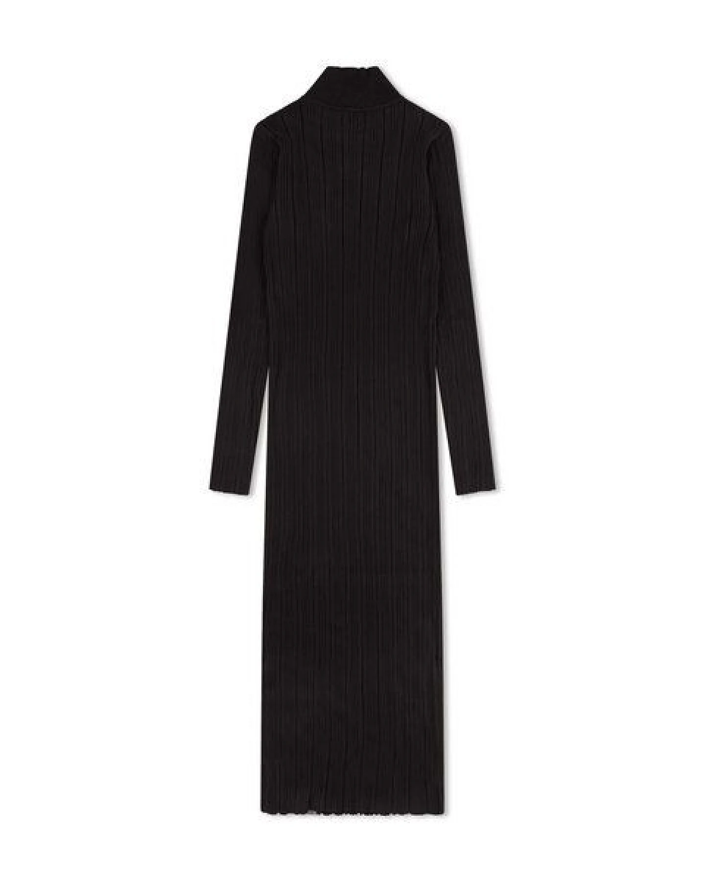 Matona Elegantes langes Kleid für Frauen aus Bio-Baumwolle / Ribbed Dress – Ansicht 4