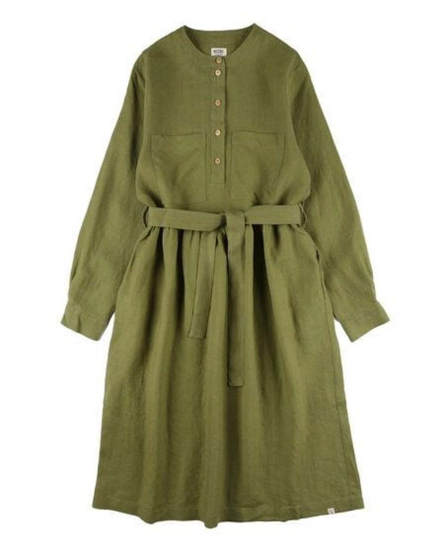 Matona Midikleid für Frauen aus Leinen / Belted Dress – Ansicht 4