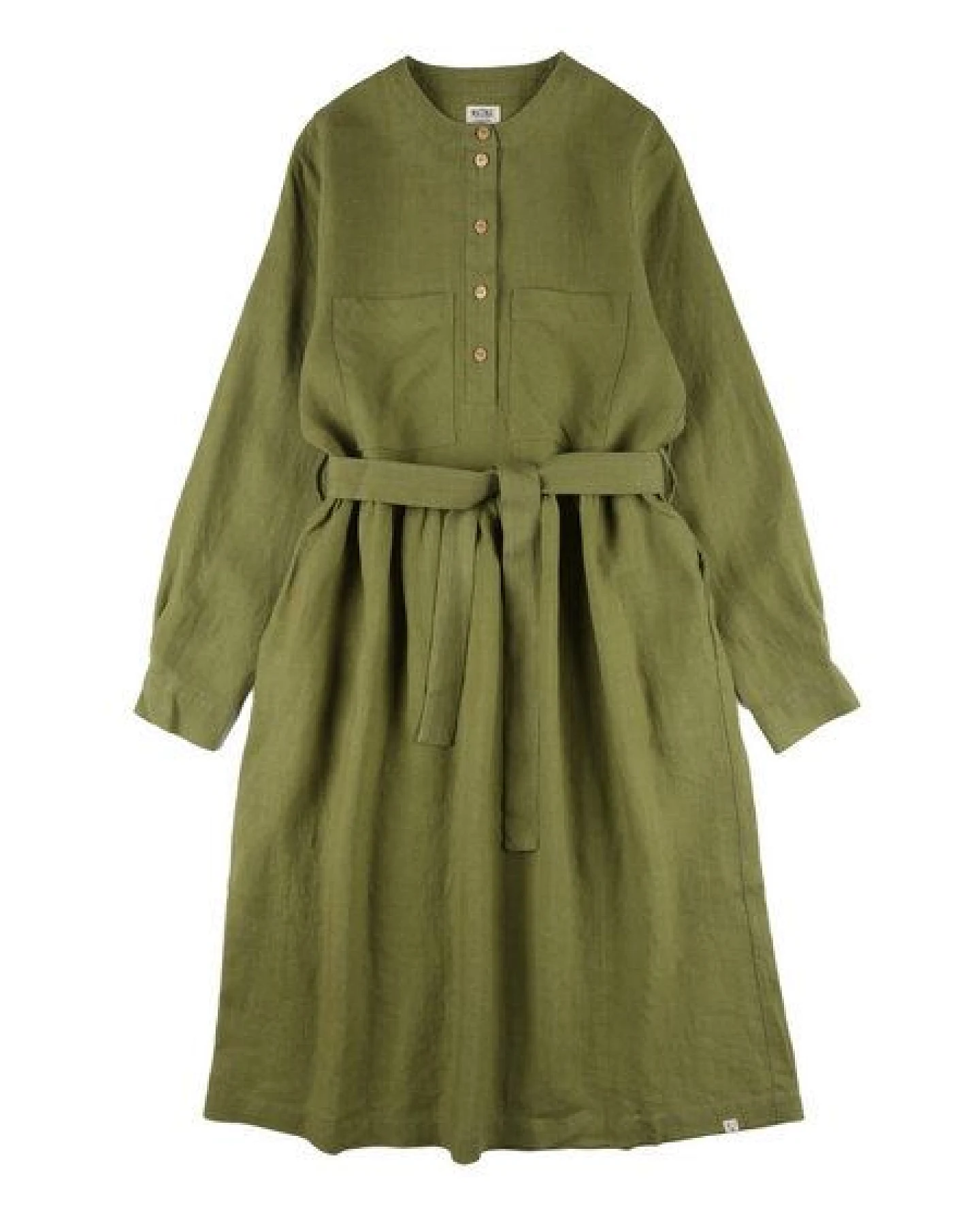 Matona Midikleid für Frauen aus Leinen / Belted Dress – Ansicht 4