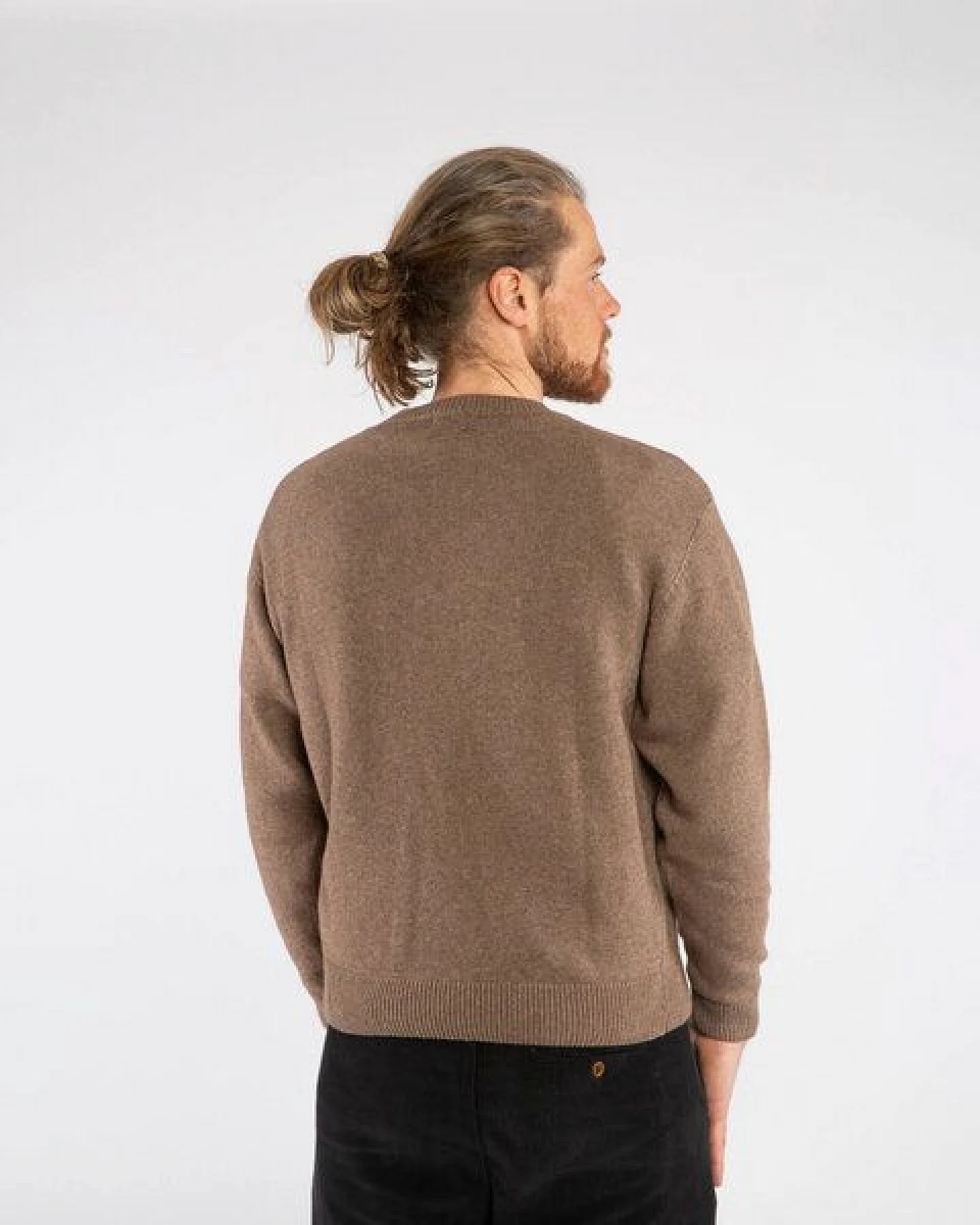 Matona Strickpullover für Männer aus Bio-Baumwolle und Lammwolle / Classic Sweater – Ansicht 2