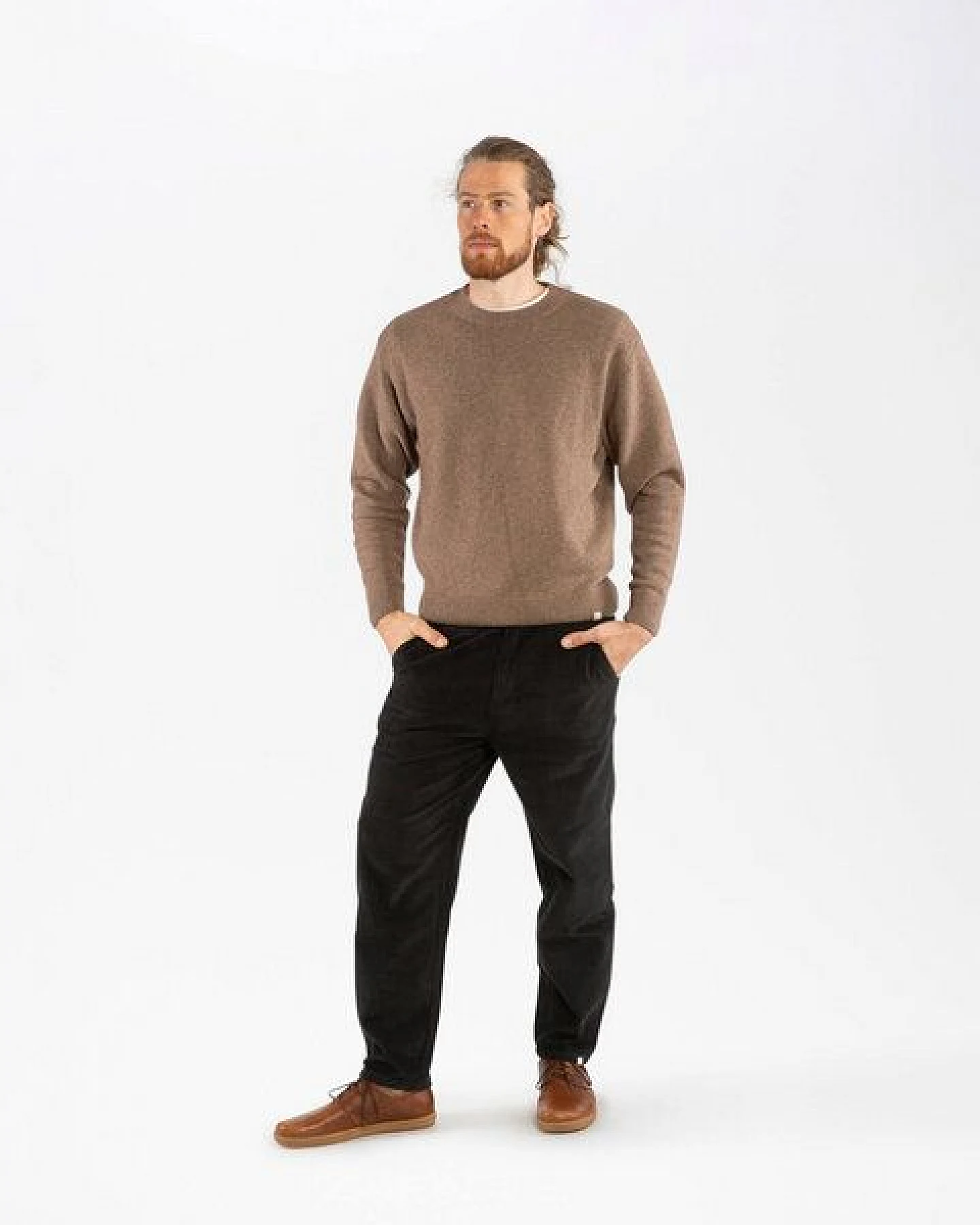 Matona Strickpullover für Männer aus Bio-Baumwolle und Lammwolle / Classic Sweater – Ansicht 3