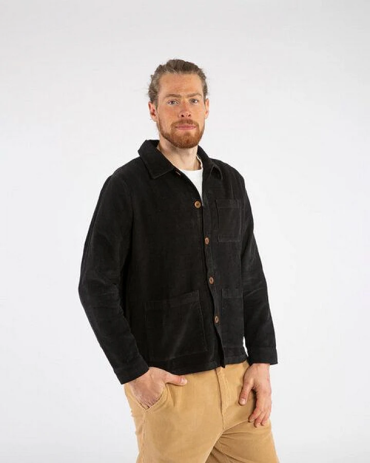 Matona Kord-Hemdjacke für Männer aus Bio-Baumwolle / Corduroy Workwear Jacket