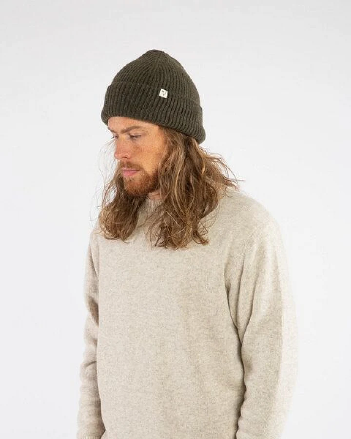 Matona Strickmütze für Kinder, Frauen und Männer aus Bio-Baumwolle und Lammwolle / Beanie
