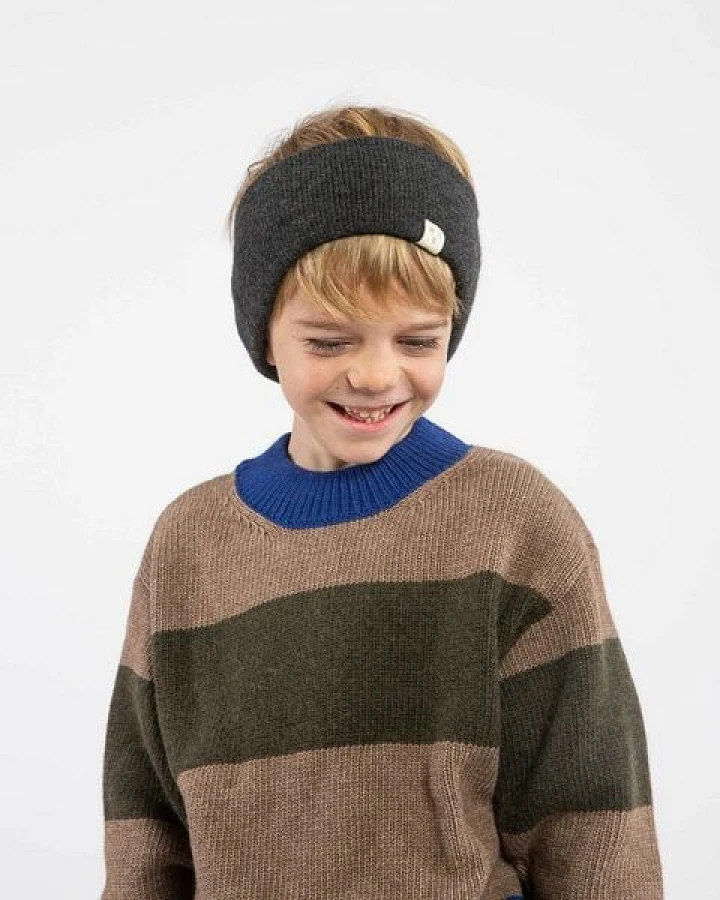 Matona Strickstirnband für Kinder, Frauen und Männer aus Bio-Baumwolle und Lammwolle / Knitted Headband