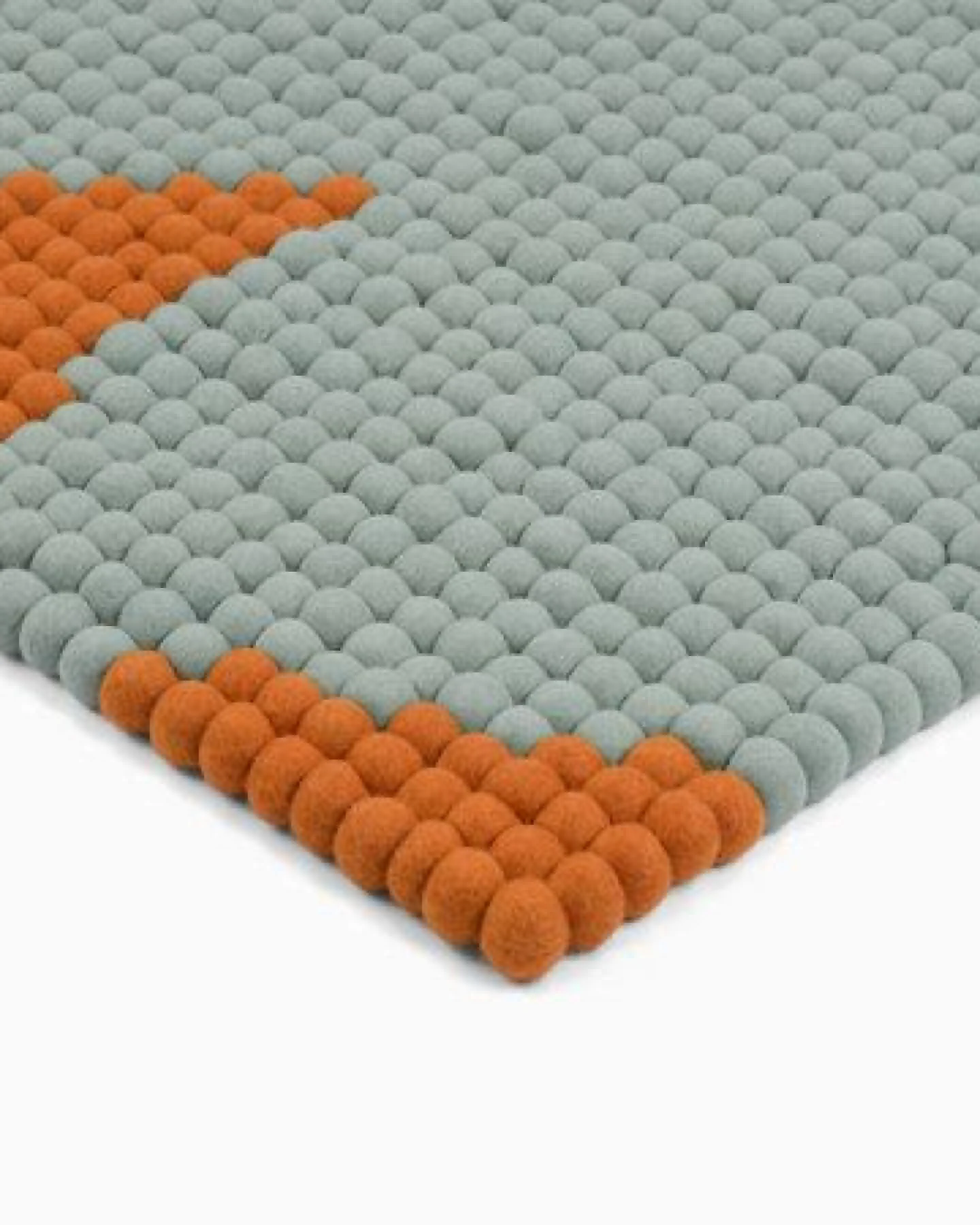 myfelt Filzkugelteppich Anny rechteckig 100% Wolle – Ansicht 2