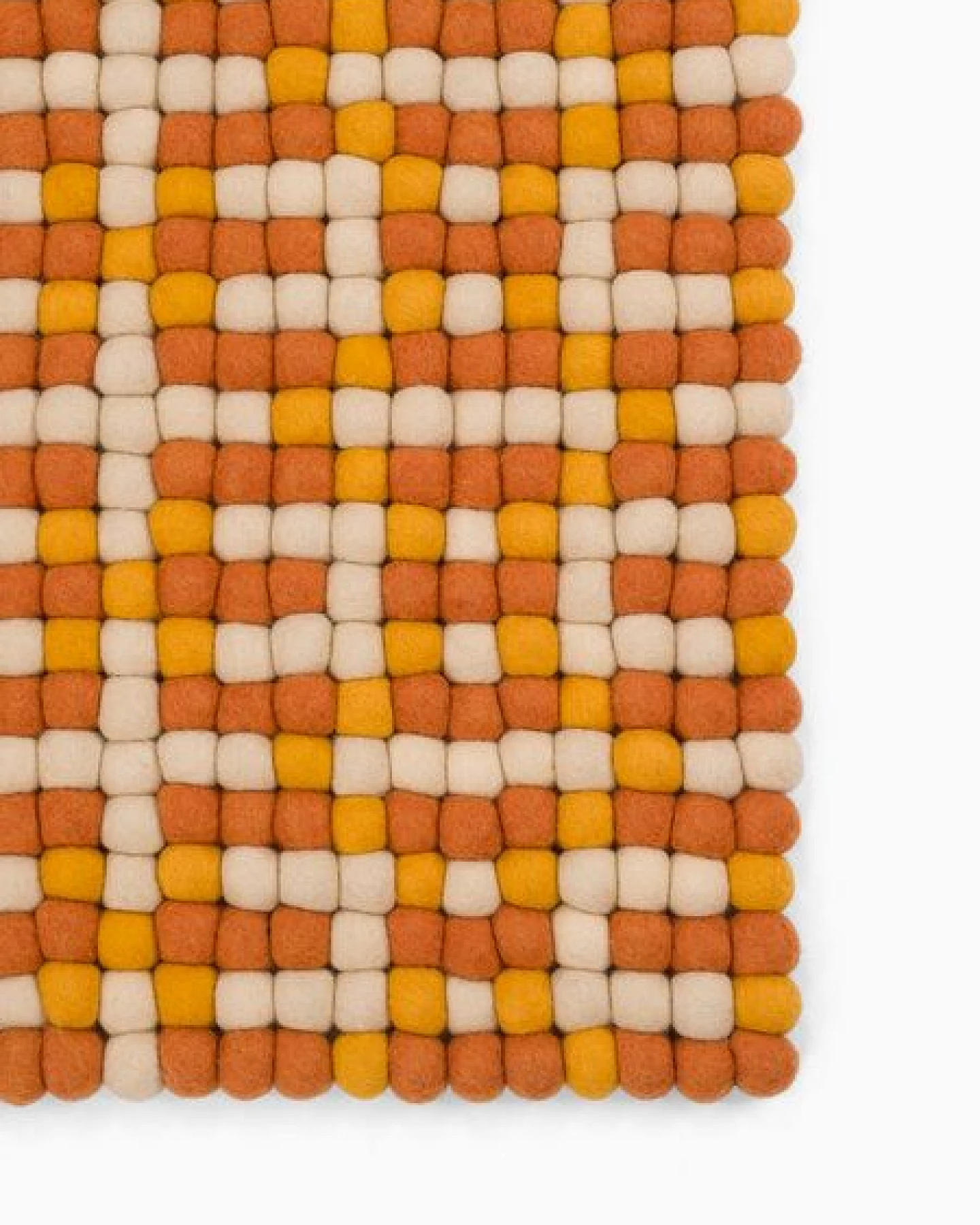 myfelt Filzkugelteppich Porto rechteckig, 100% Schurwolle – Ansicht 2