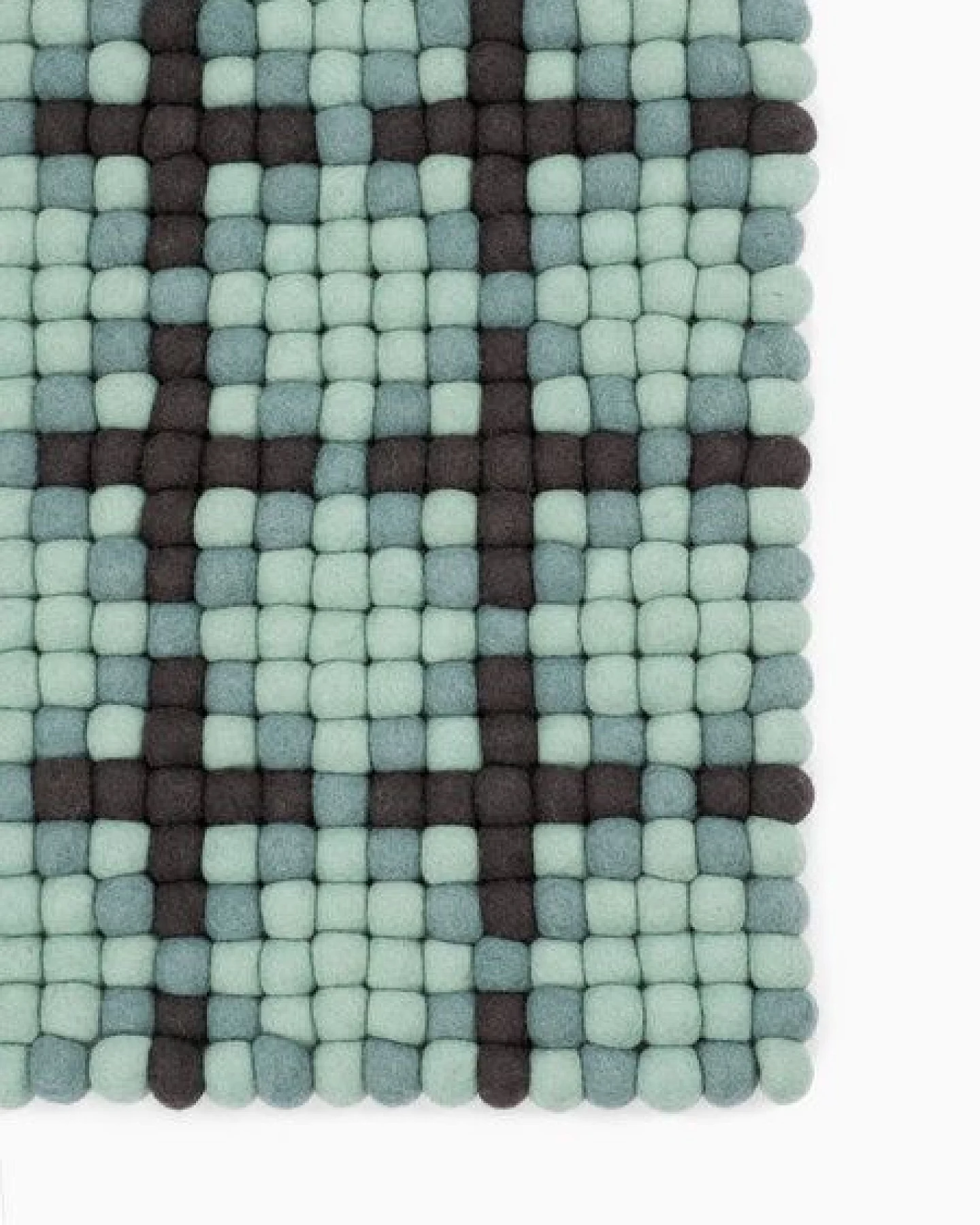myfelt Filzkugelteppich Porto rechteckig, 100% Schurwolle – Ansicht 2