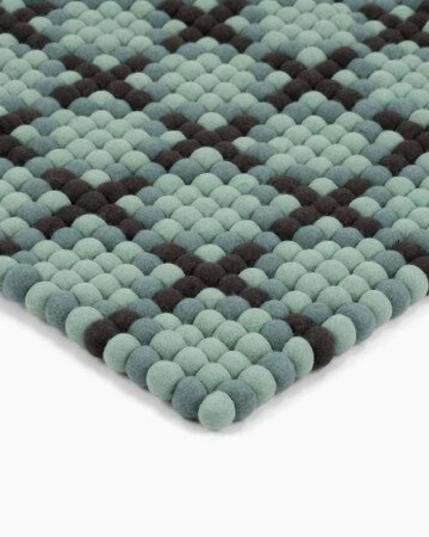 myfelt Filzkugelteppich Porto rechteckig, 100% Schurwolle – Ansicht 3