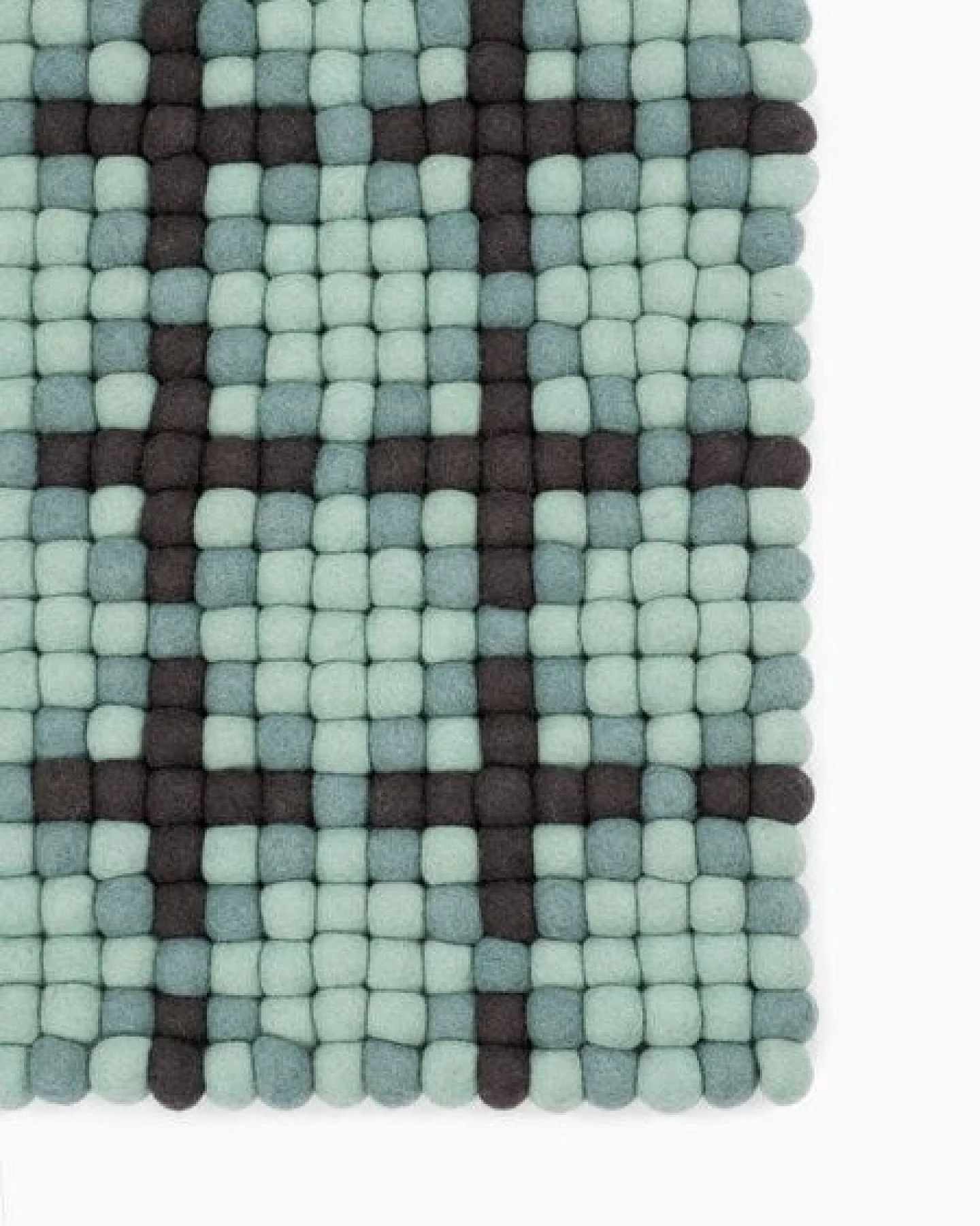 myfelt Filzkugelteppich Porto rechteckig, 100% Schurwolle – Ansicht 2