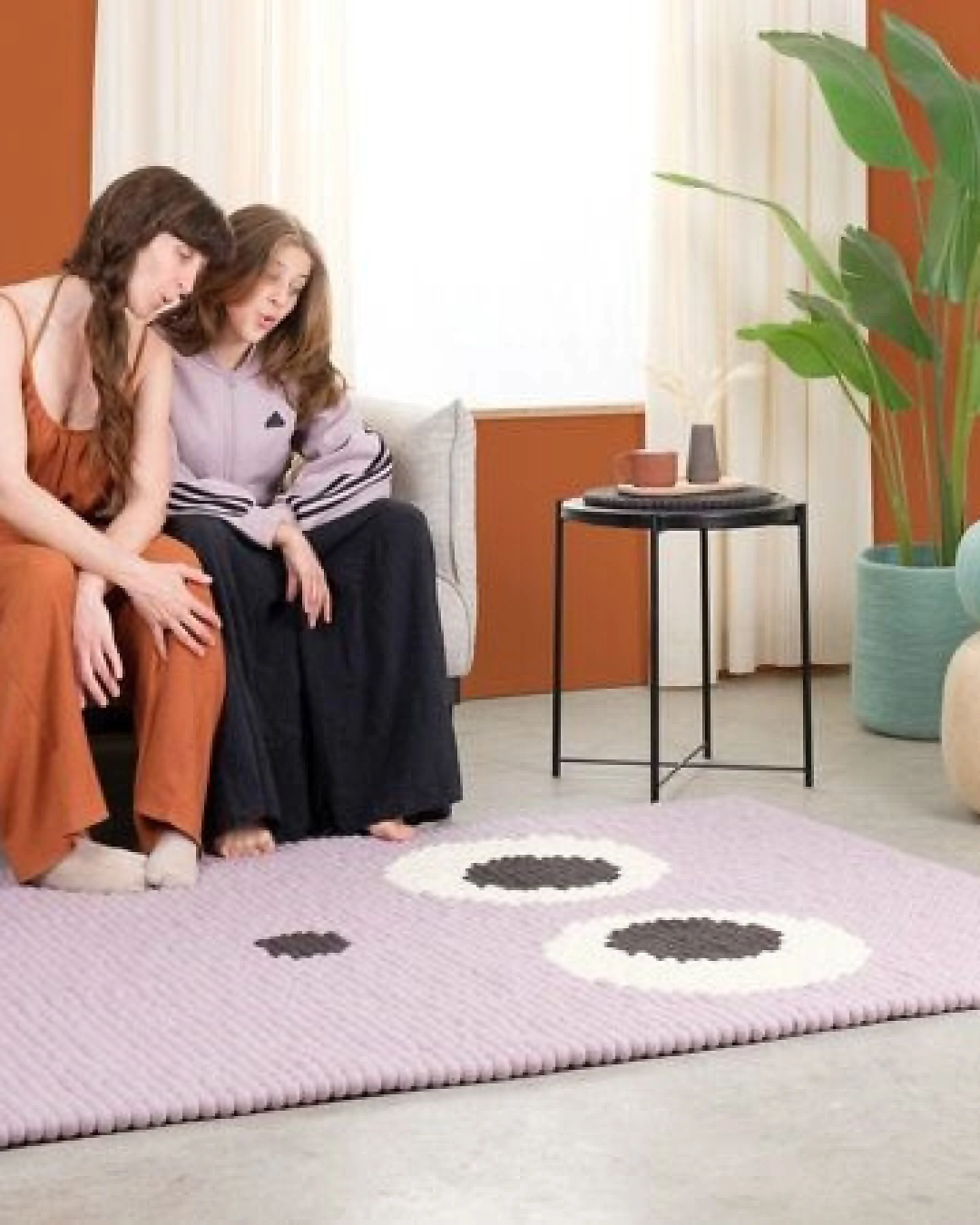 myfelt Filzkugelteppich 4Friends rechteckig, 100% Schurwolle – Ansicht 4