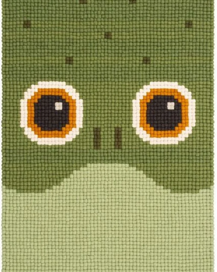 myfelt Filzkugelteppich Animals rechteckig, 100% Schurwolle