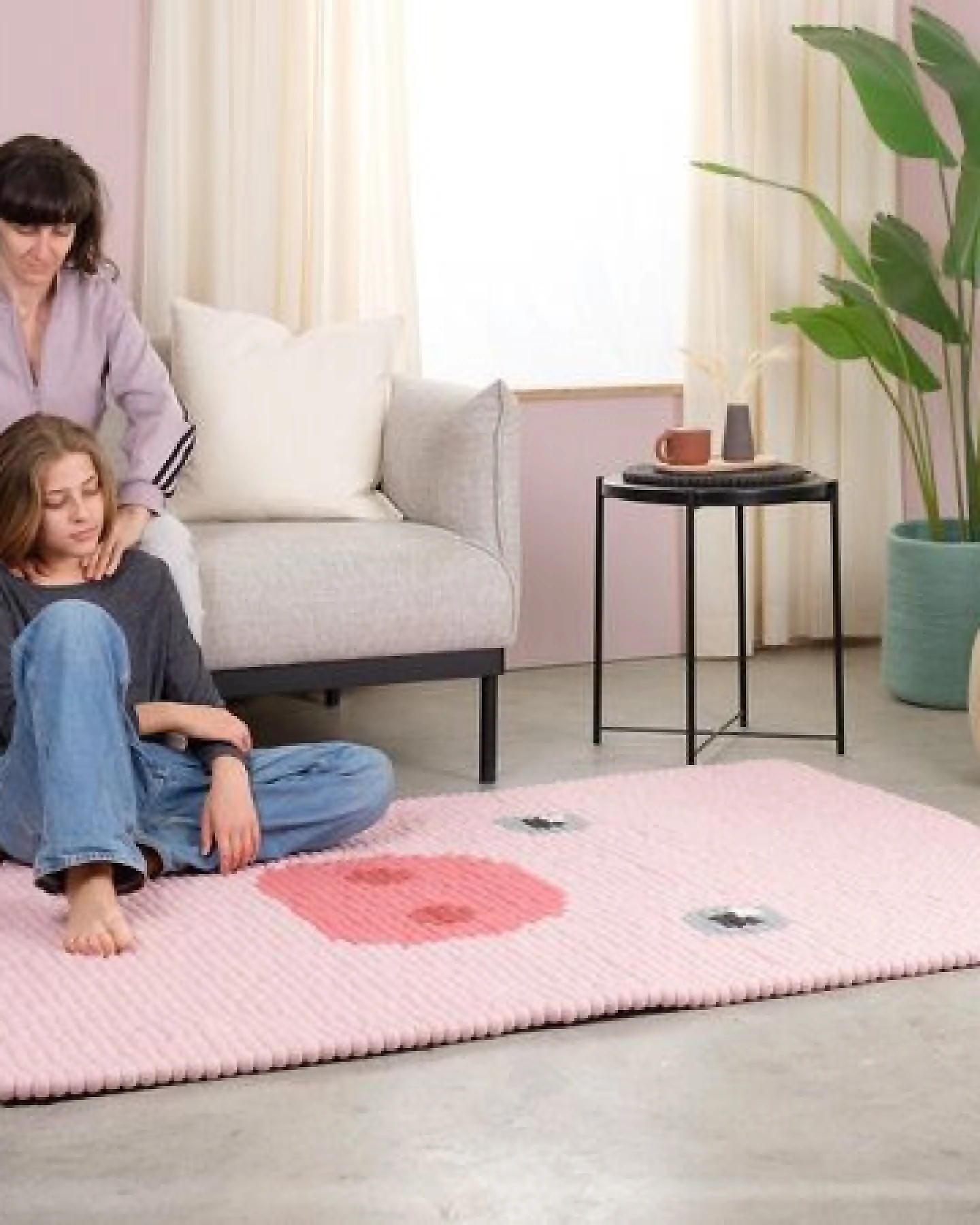 myfelt Filzkugelteppich Animals rechteckig, 100% Schurwolle – Ansicht 4