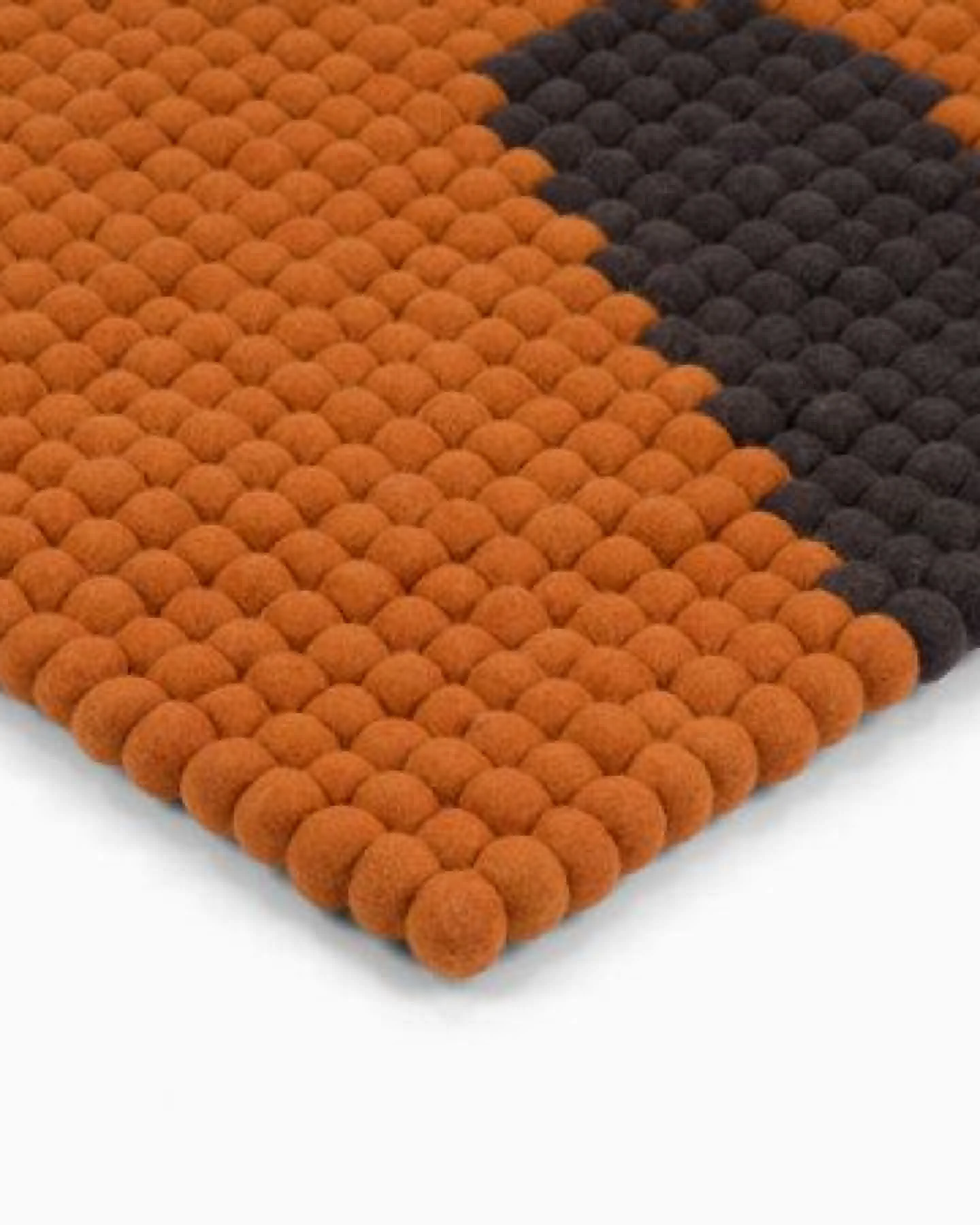 myfelt Filzkugelteppich Animals rechteckig, 100% Schurwolle – Ansicht 2