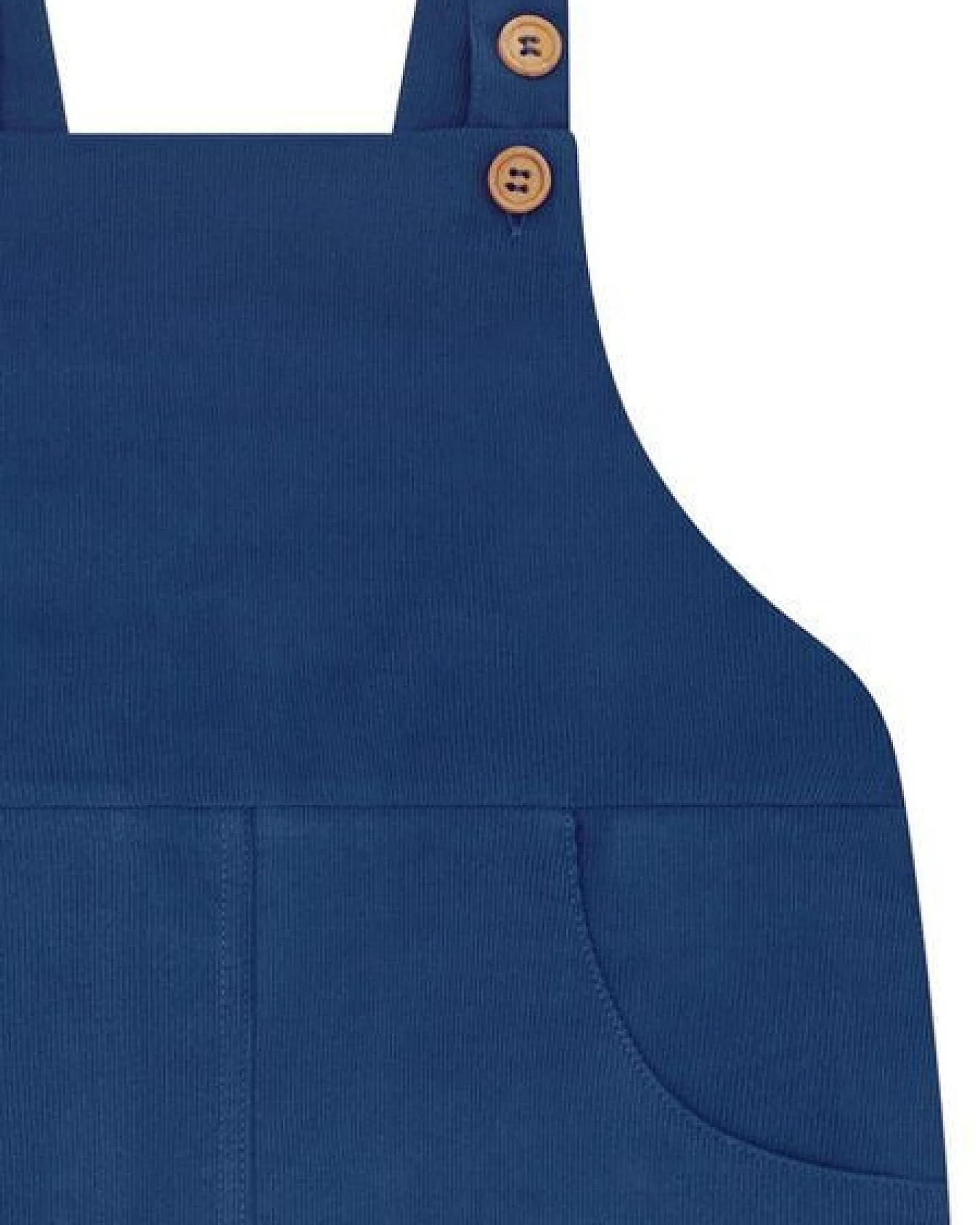 loud + proud Babys & Kinder Latzhose aus Cord, GOTS-zertifiziert – Ansicht 3