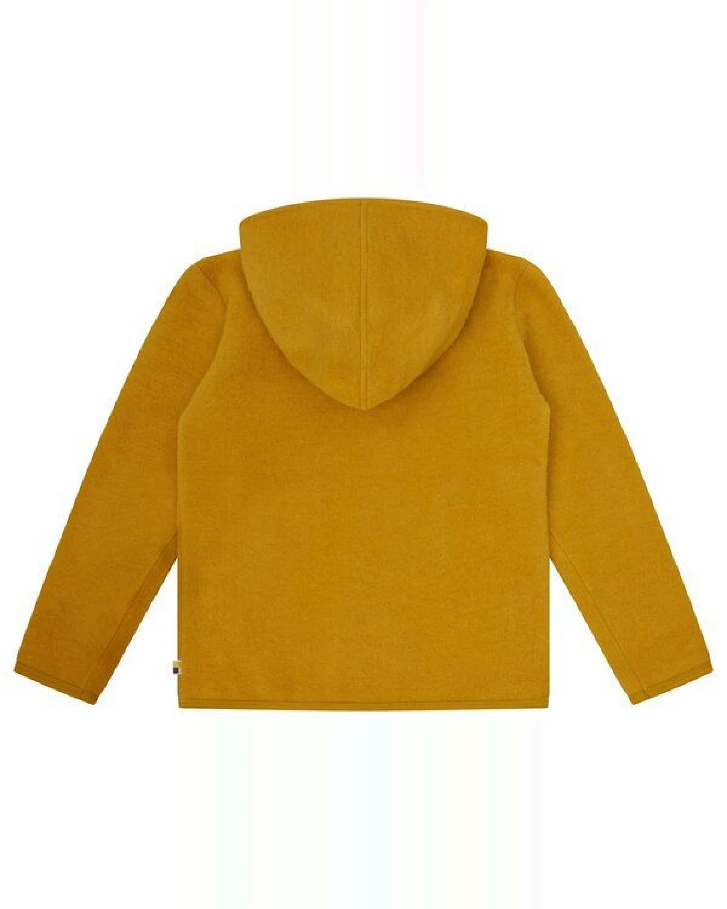 loud + proud Kinder Wollfleece-Jacke mit Kapuze, GOTS-zertifiziert – Ansicht 2