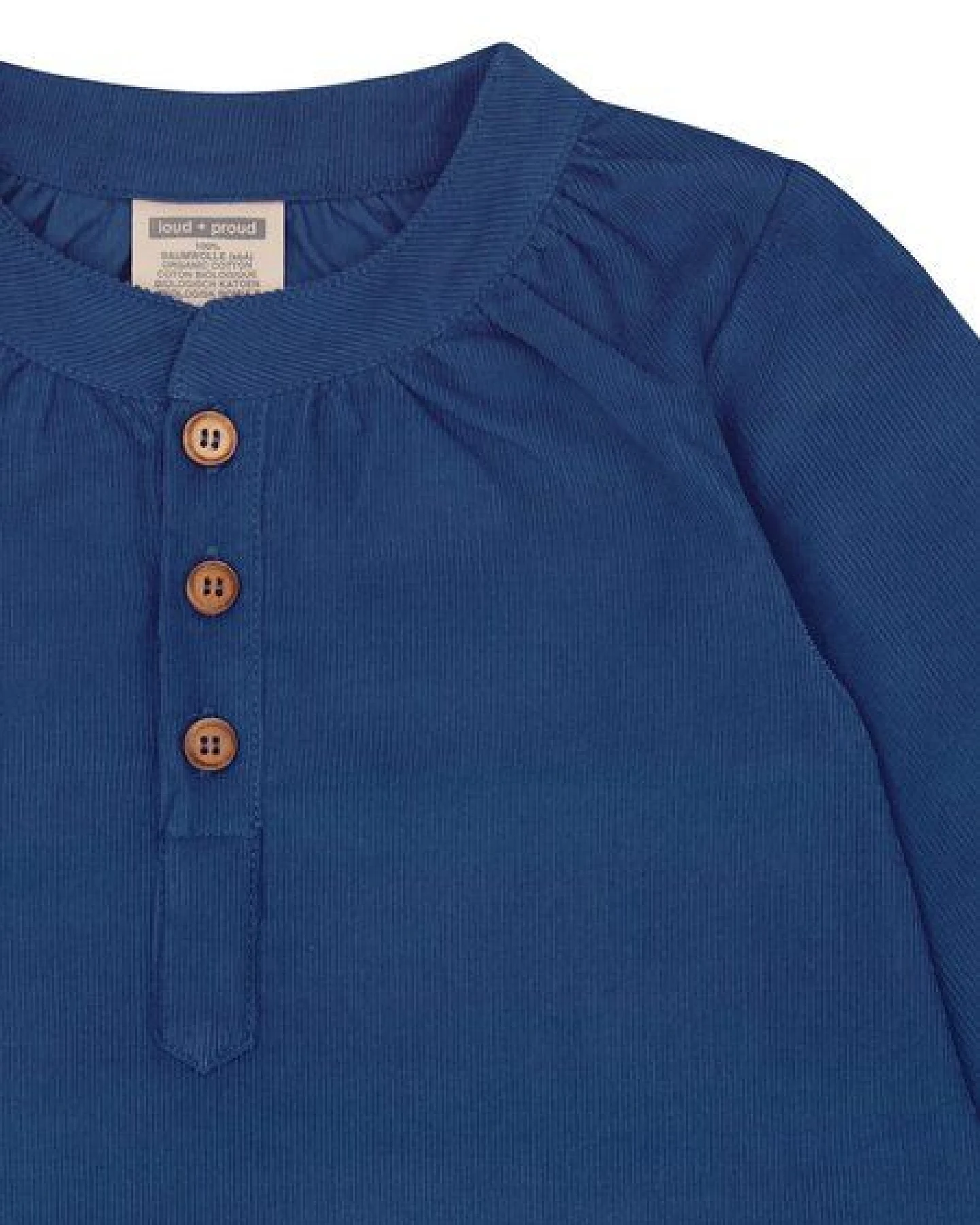 loud + proud Babys & Kinder Kleid aus Cord, GOTS-zertifiziert – Ansicht 3