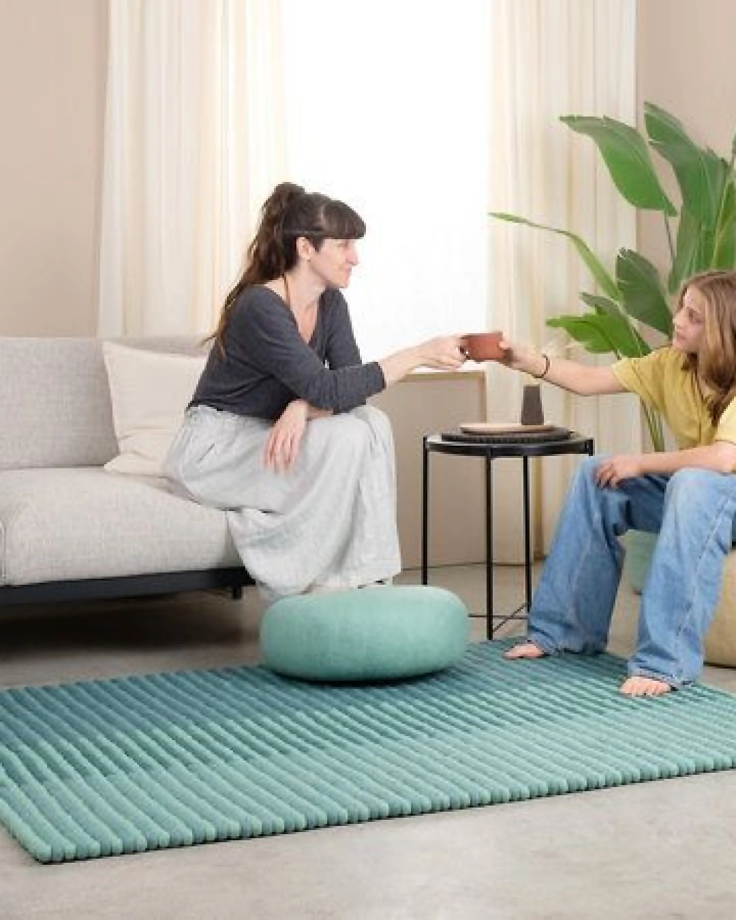 myfelt Filzkugelteppich Whisper rechteckig, 100% Schurwolle – Ansicht 4