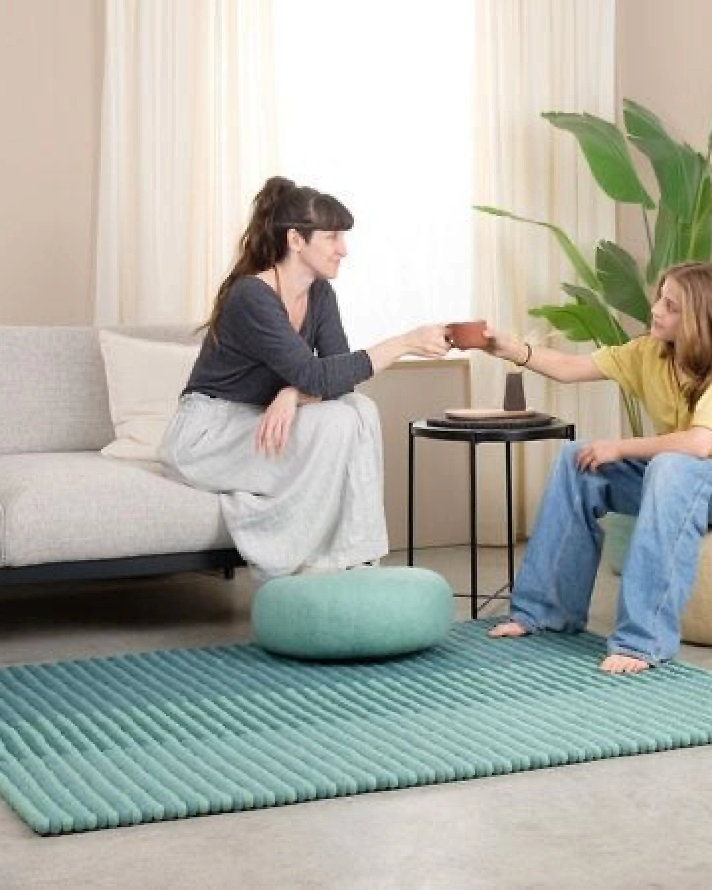 myfelt Filzkugelteppich Whisper rechteckig, 100% Schurwolle – Ansicht 4