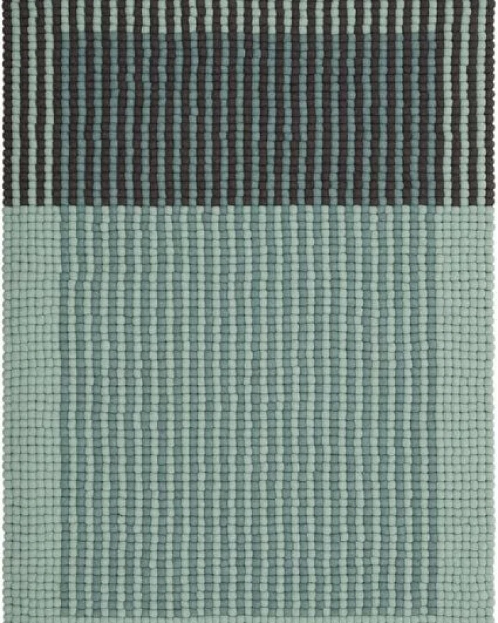 myfelt Filzkugelteppich Horizon rechteckig, 100% Schurwolle