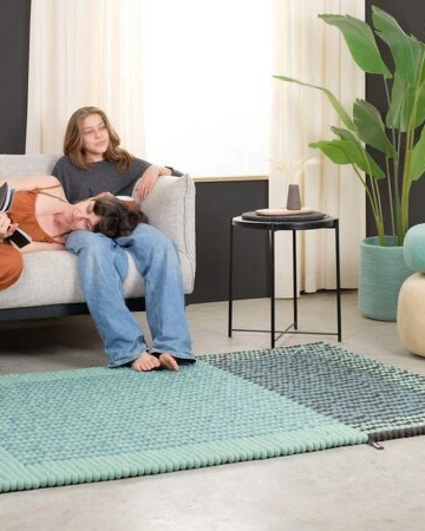 myfelt Filzkugelteppich Horizon rechteckig, 100% Schurwolle – Ansicht 4