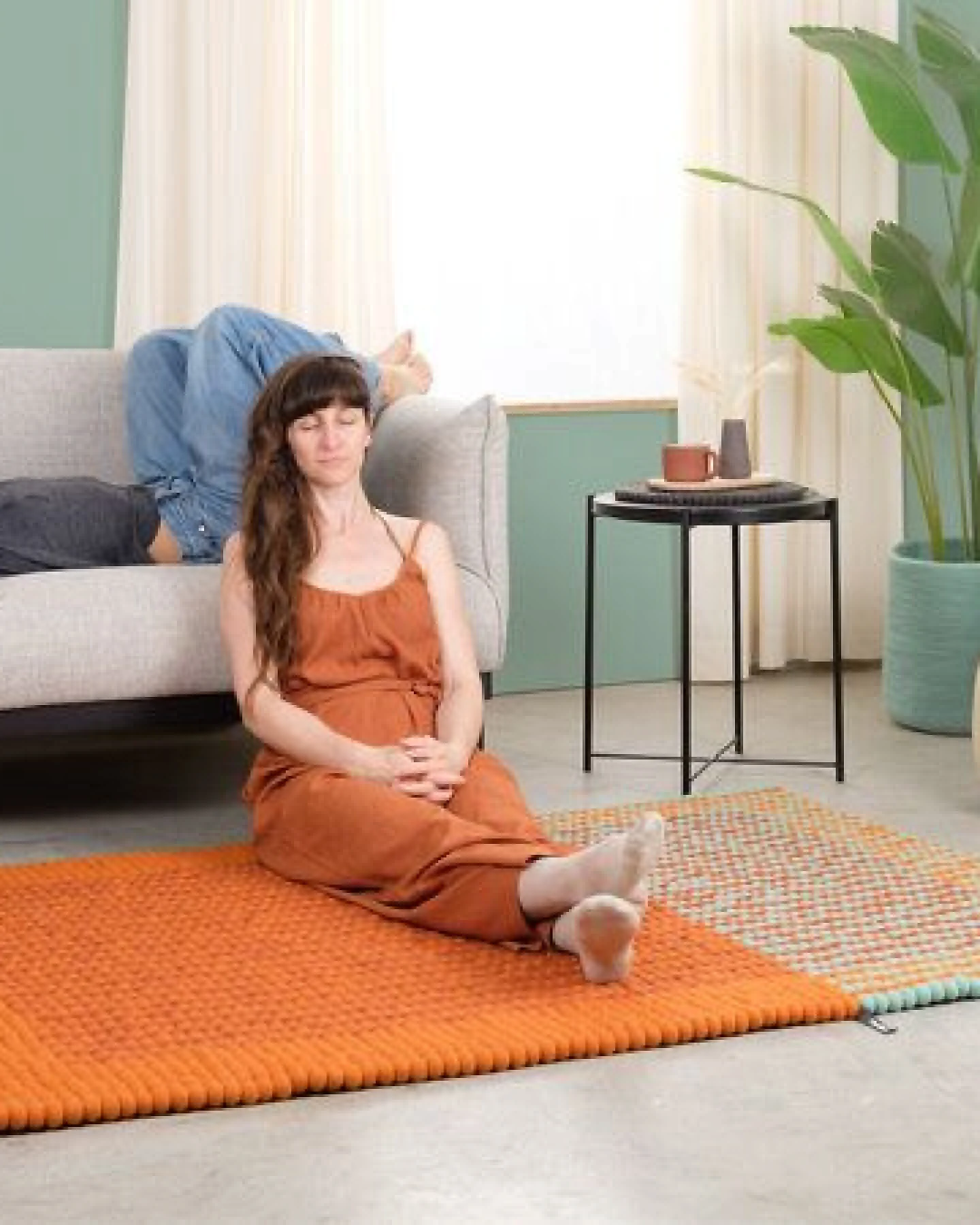 myfelt Filzkugelteppich Horizon rechteckig, 100% Schurwolle – Ansicht 4