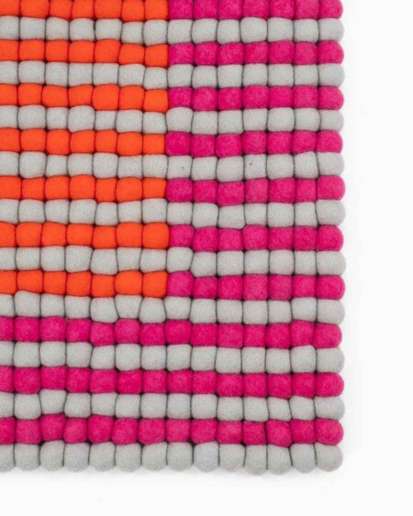 myfelt Filzkugelteppich Horizon rechteckig, 100% Schurwolle – Ansicht 2