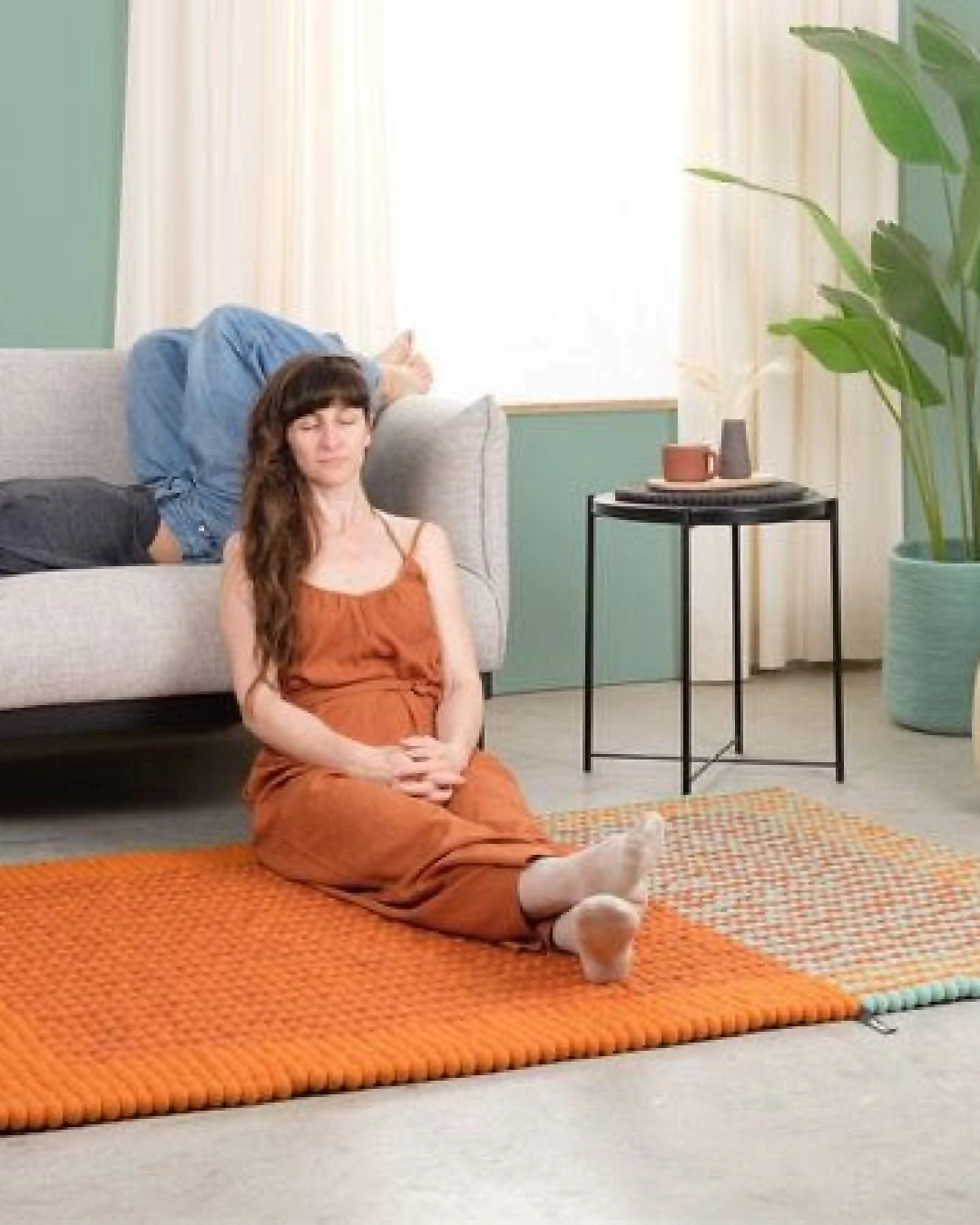 myfelt Filzkugelteppich Horizon rechteckig, 100% Schurwolle – Ansicht 4