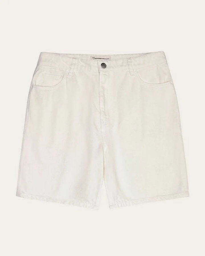 KnowledgeCotton Apparel Flint Raw Twill Short Herren