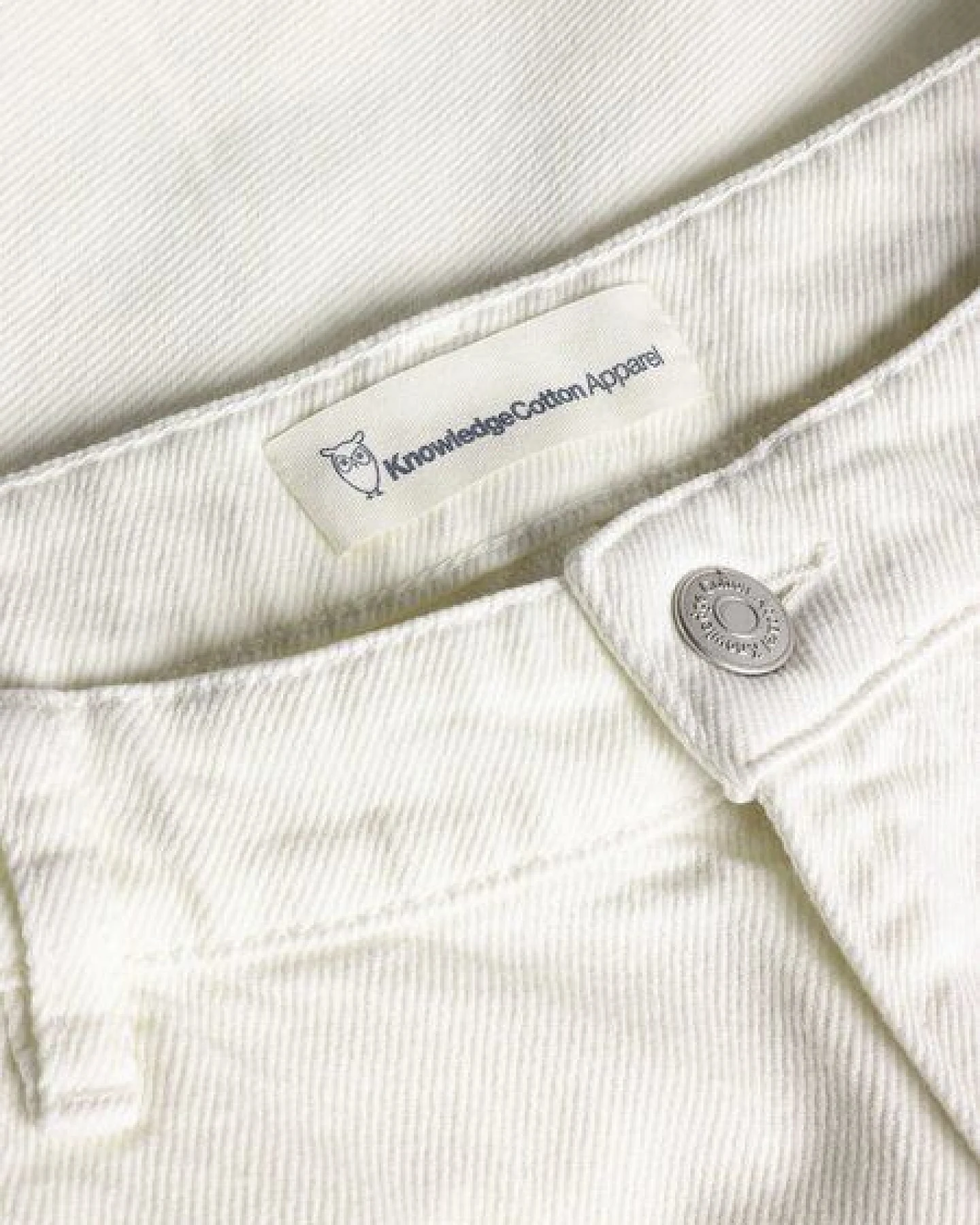 KnowledgeCotton Apparel Flint Raw Twill Short Herren – Ansicht 3