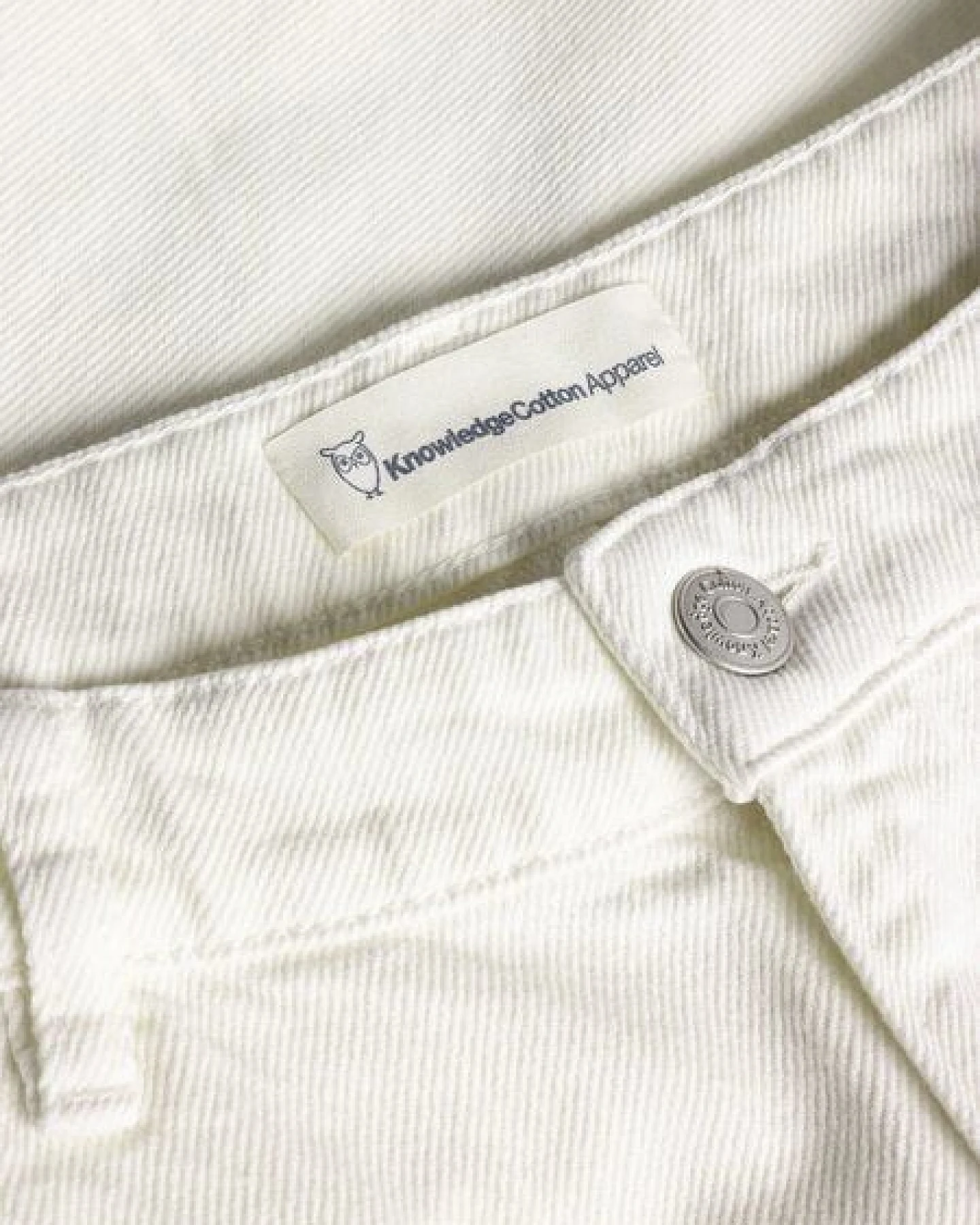 KnowledgeCotton Apparel Flint Raw Twill Short Herren – Ansicht 3