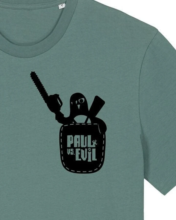 päfjes Pinguin Paul vs. Evil - Fair Wear Männer Bio T-Shirt