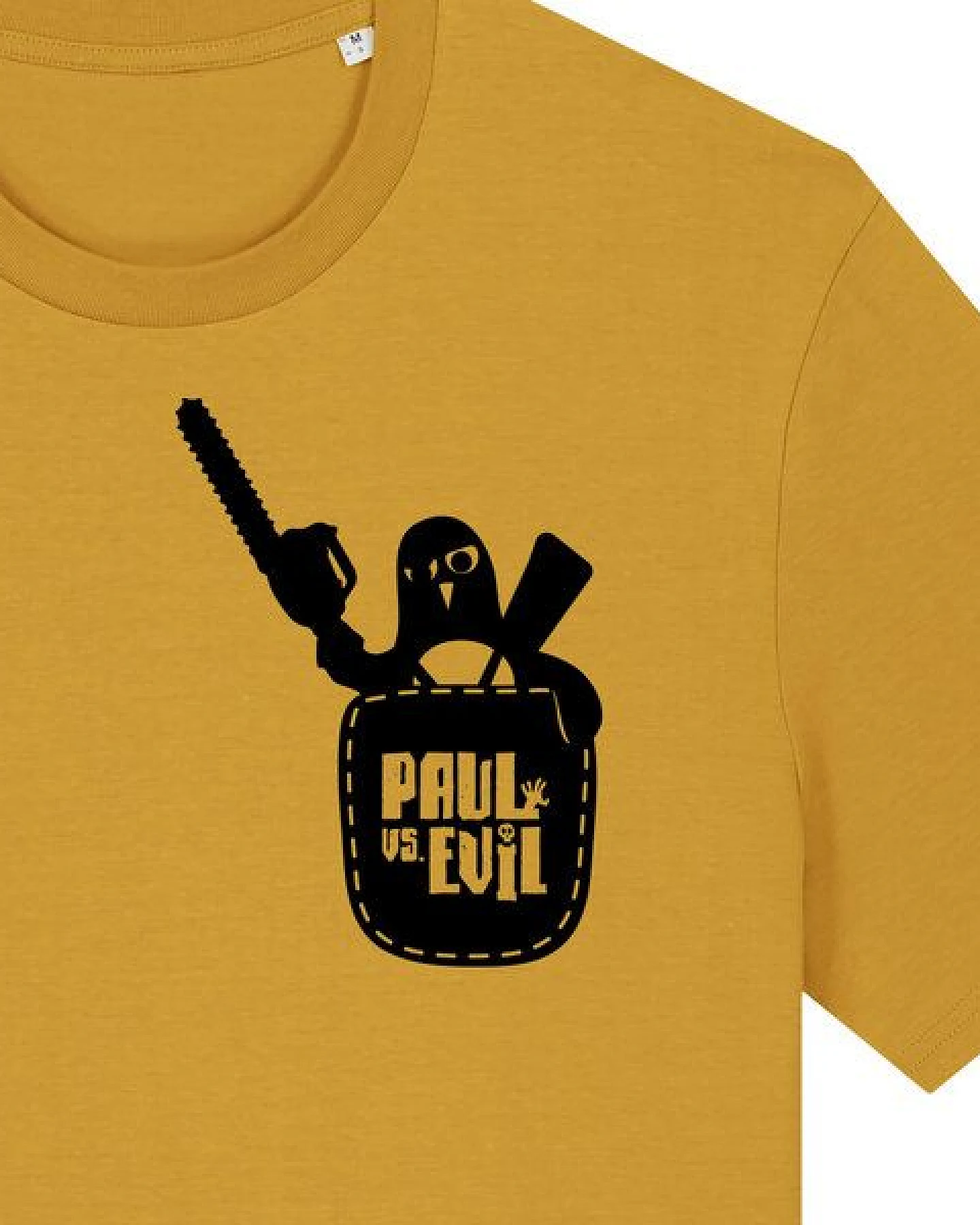 päfjes Pinguin Paul vs. Evil - Fair Wear Männer Bio T-Shirt – Ansicht 2